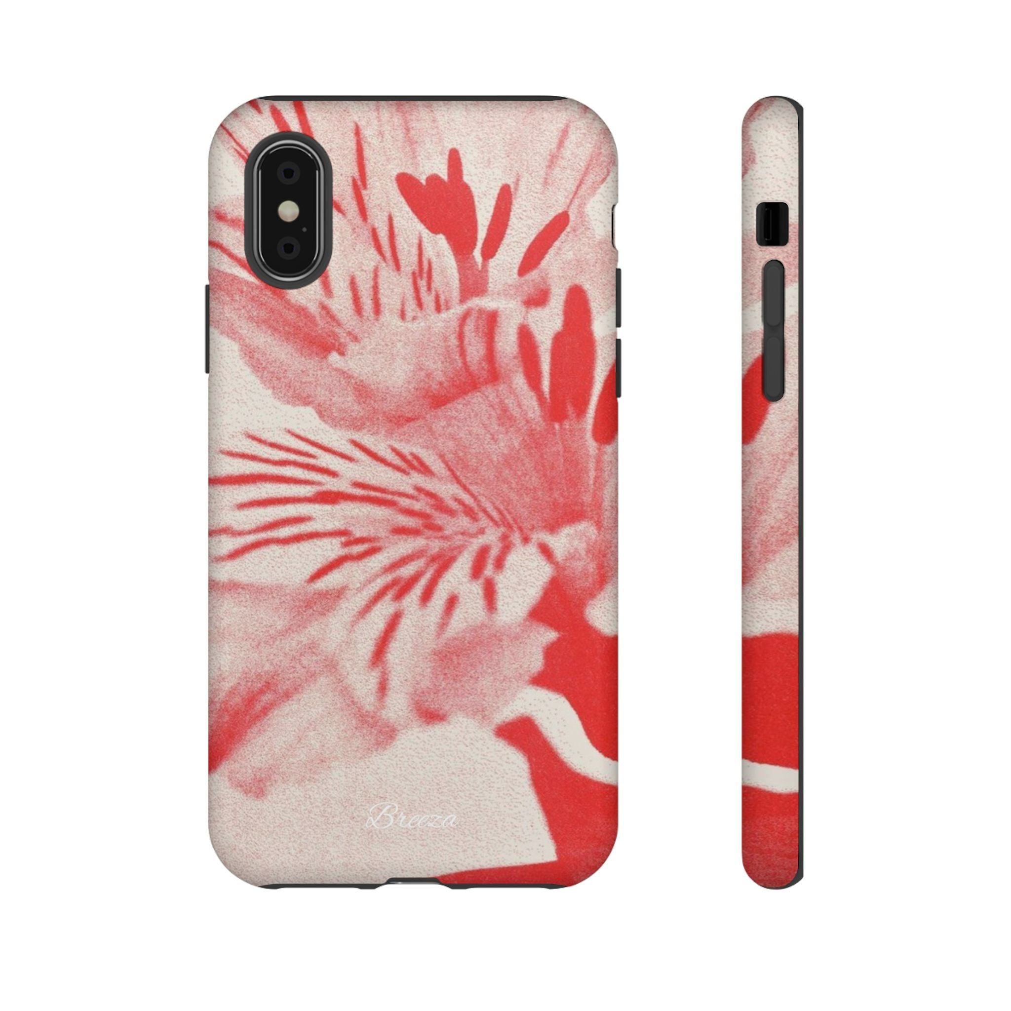 Red Floral Phone Case