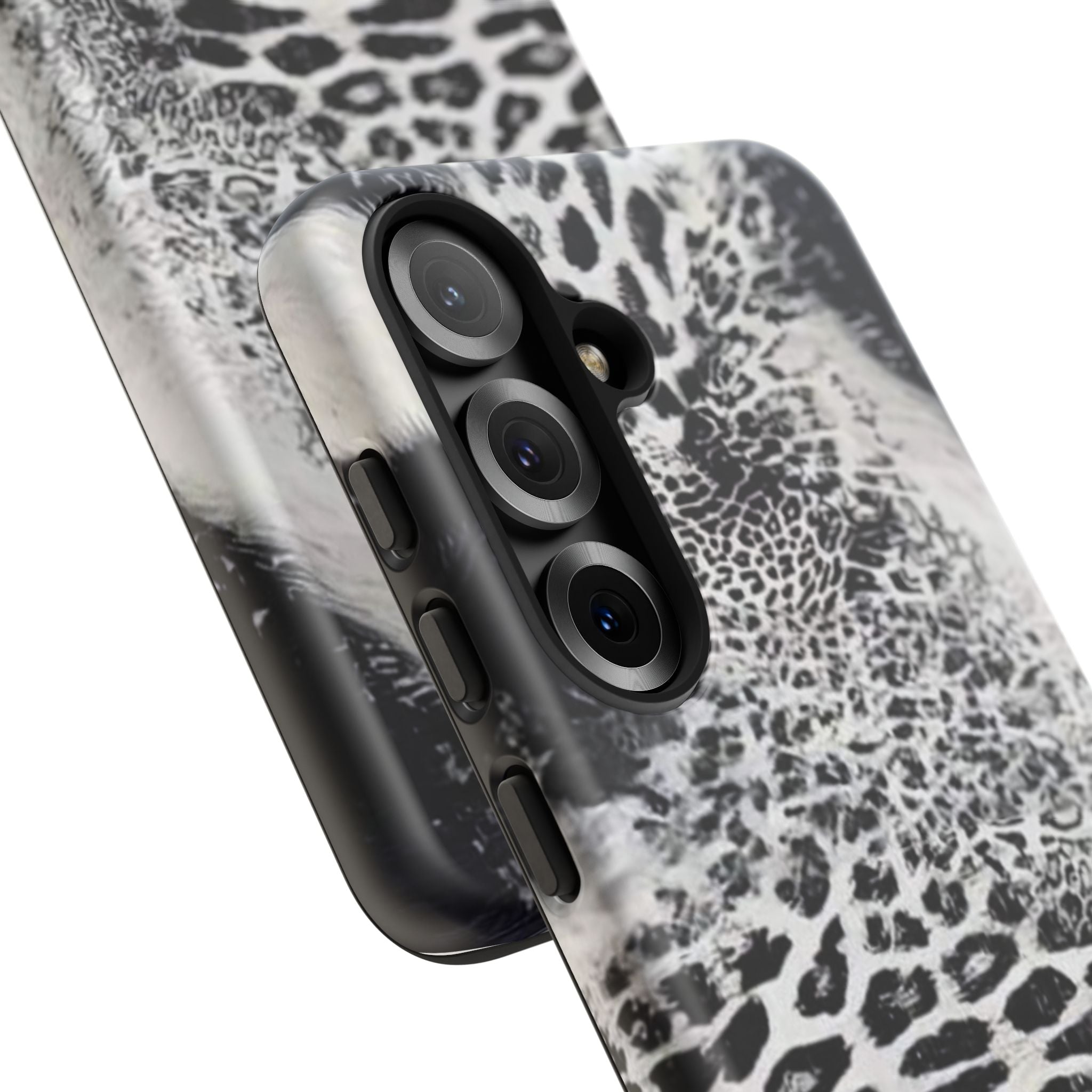 Black & White Leopard Print