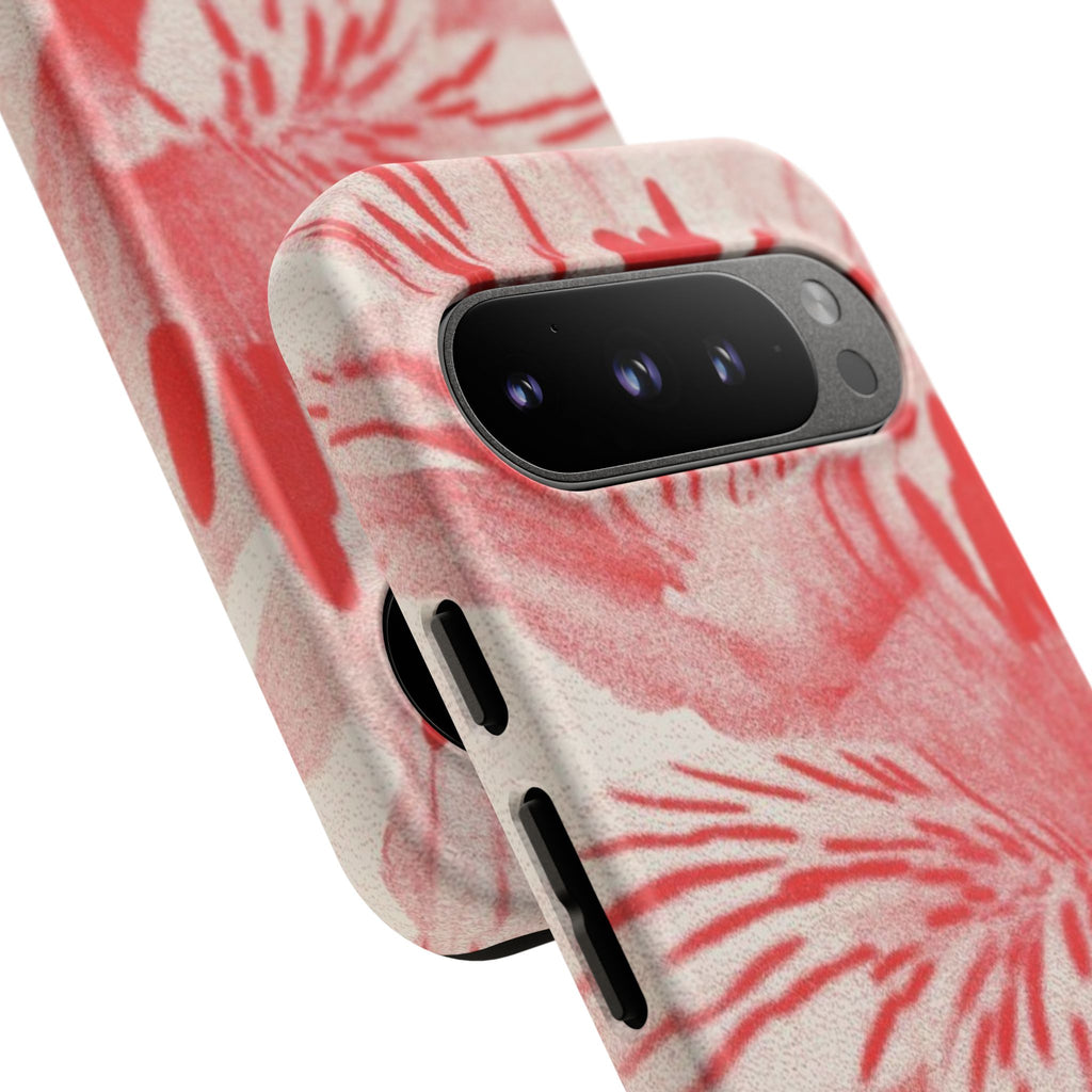 Red Floral Phone Case