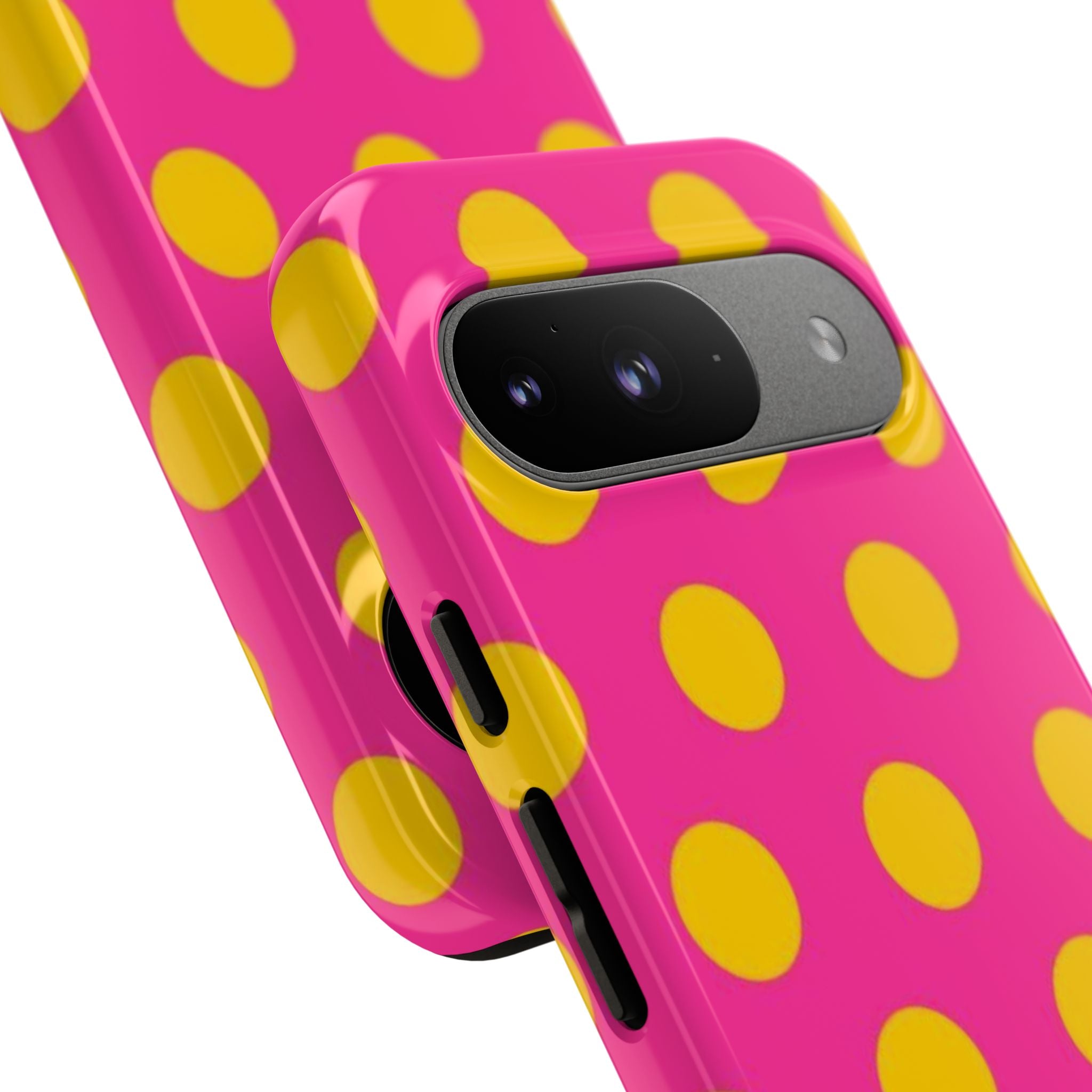 Pink & Yellow Dot Phone Case