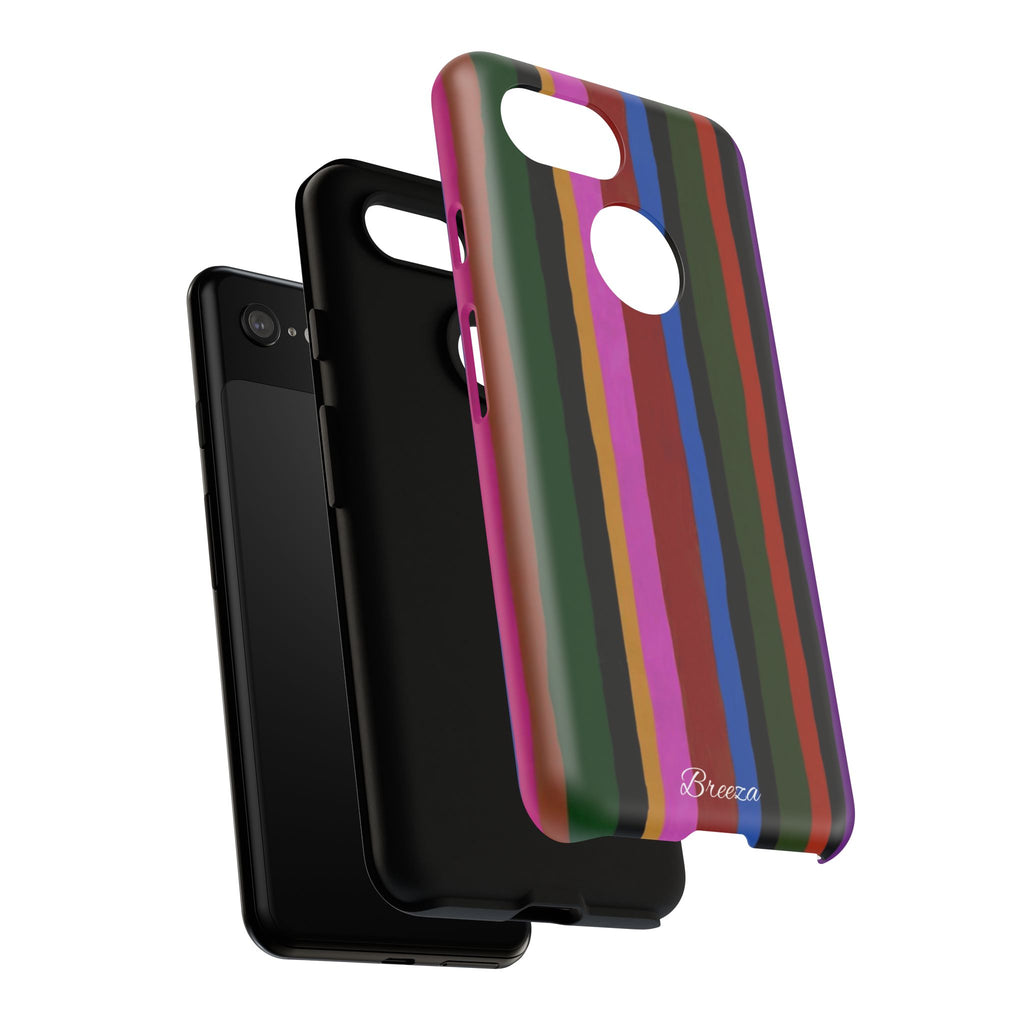 Colorful Striped Phone Case