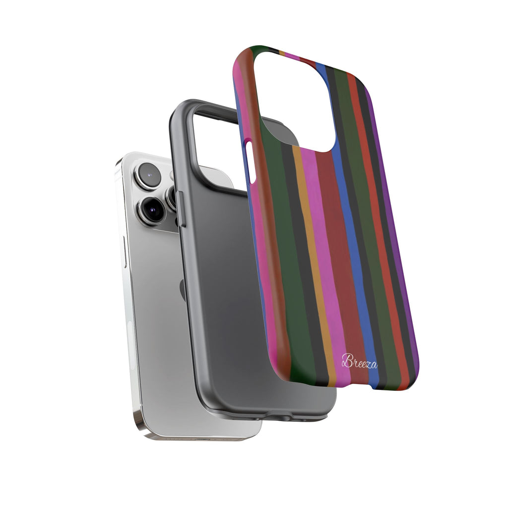Colorful Striped Phone Case