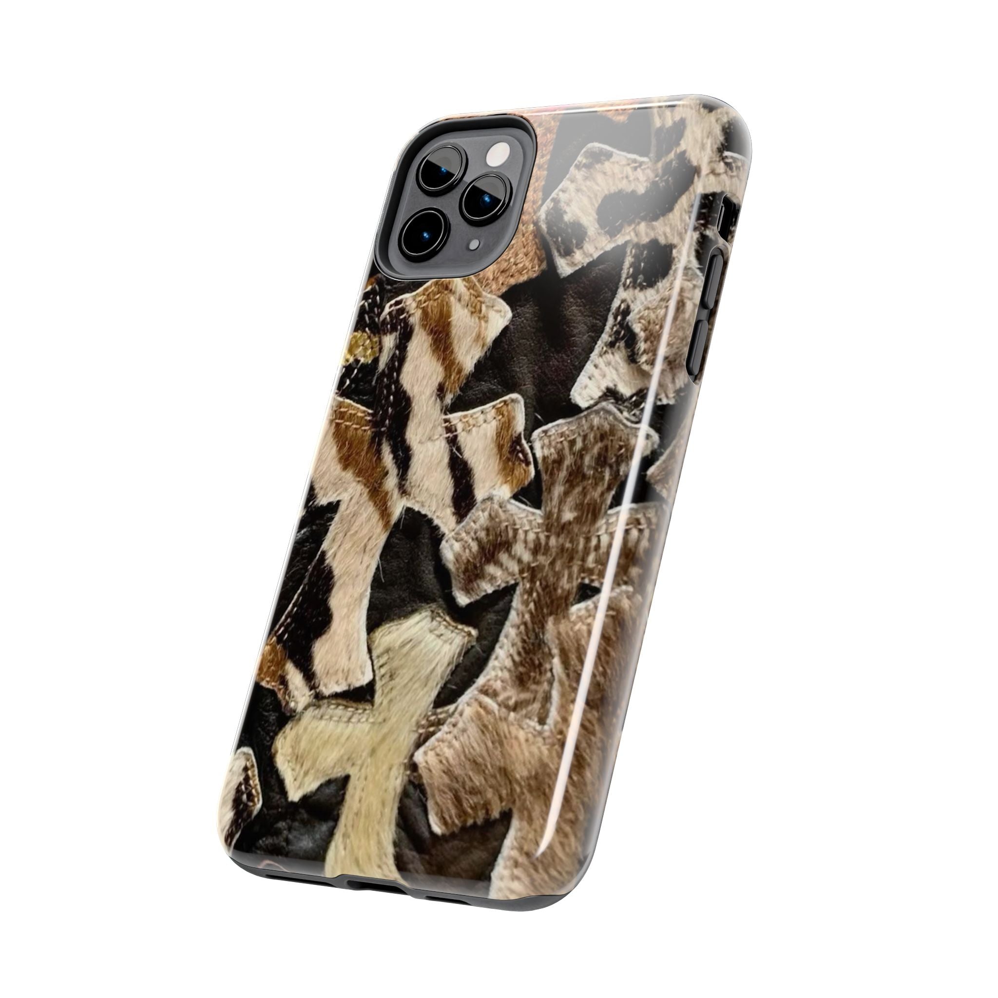 Chrome Heart Inspired Print Phone Case