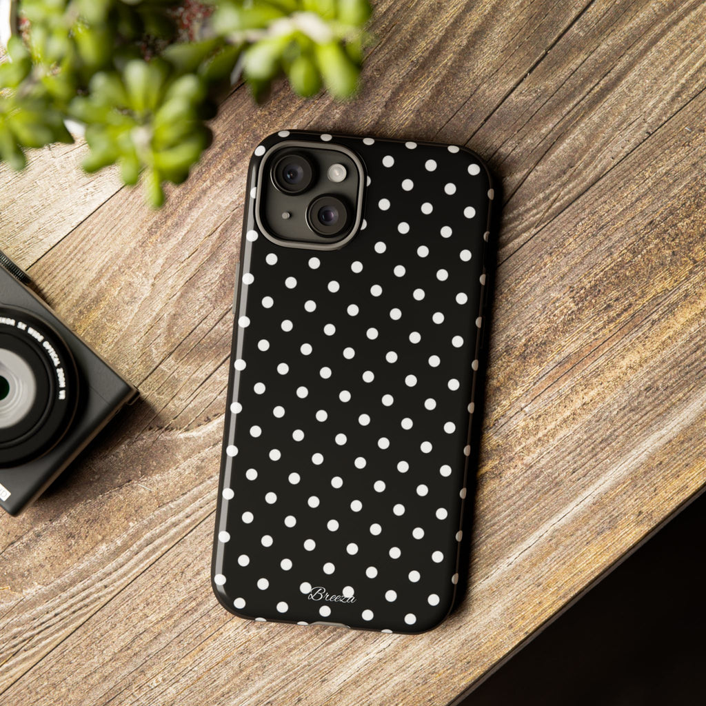Black & White Polka Dot Phone Case