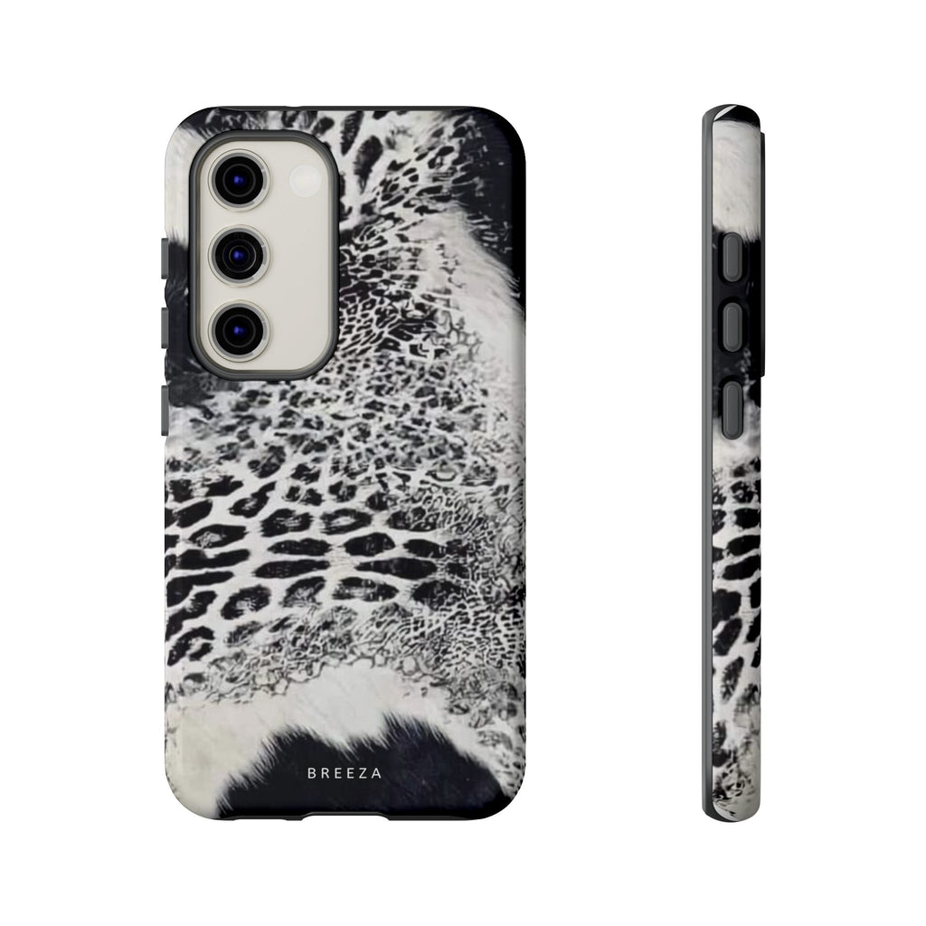 Black & White Leopard Print