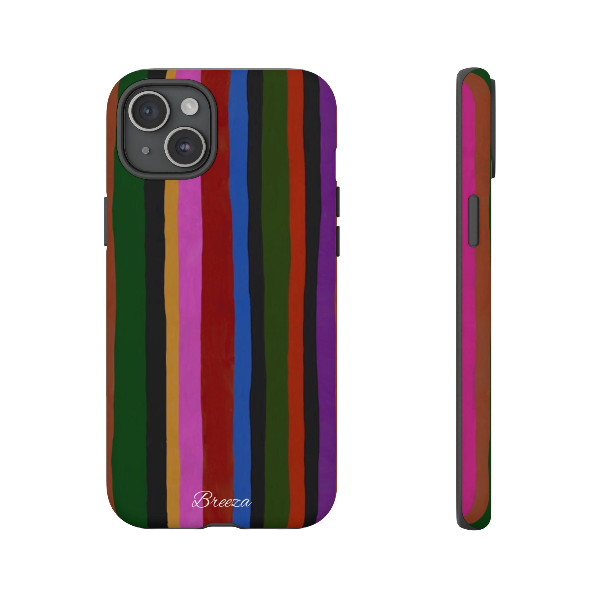 Colorful Striped Phone Case