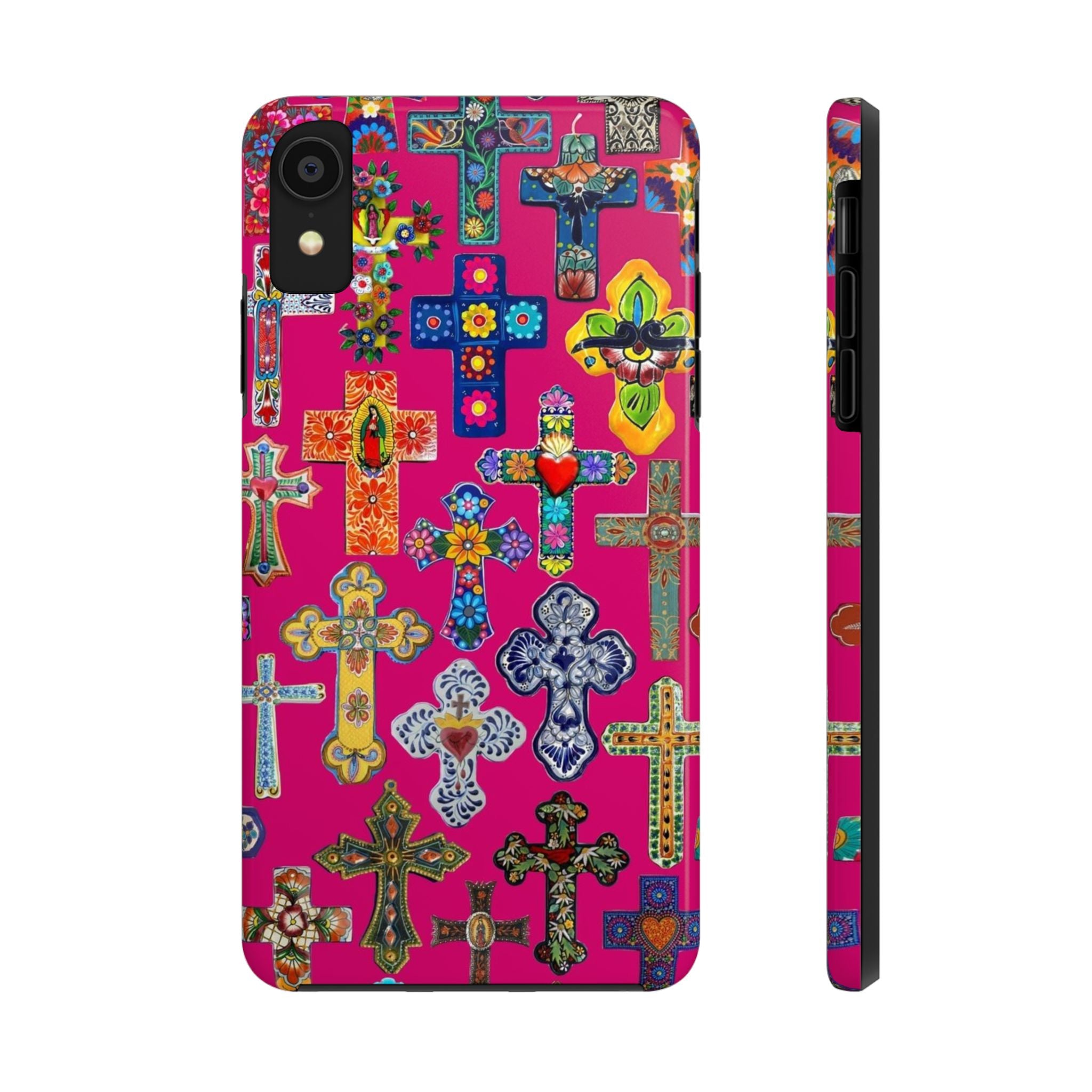 Pink Cross Phone Case