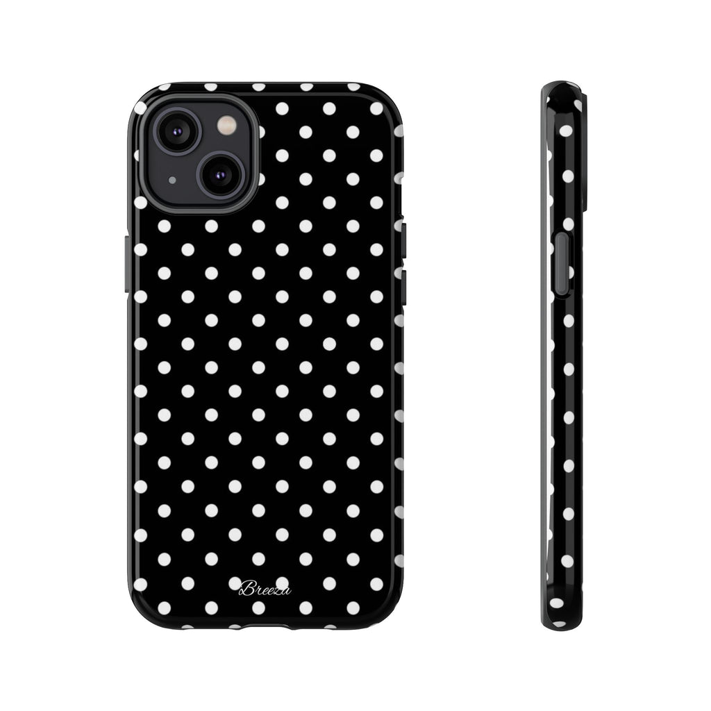 Black & White Polka Dot Phone Case
