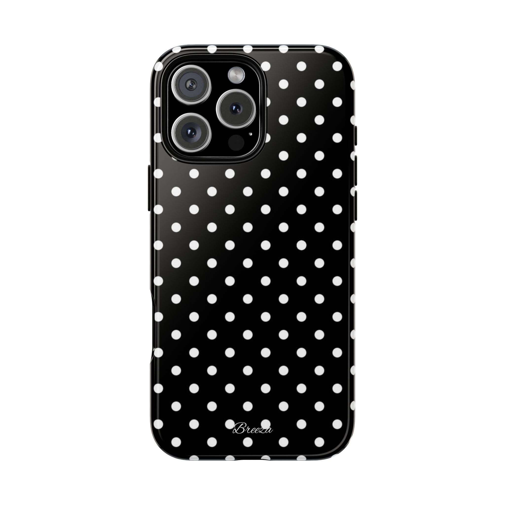 Black & White Polka Dot Phone Case