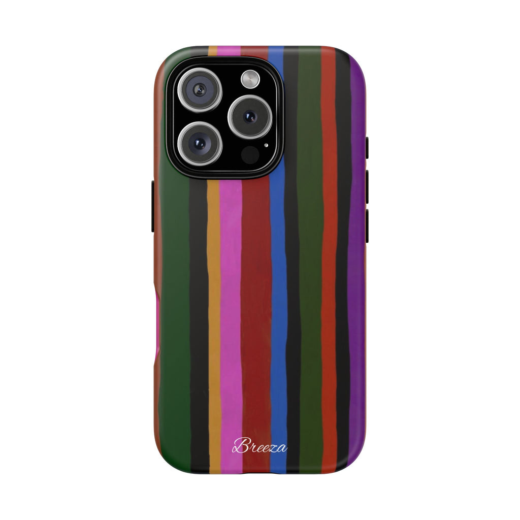 Colorful Striped Phone Case