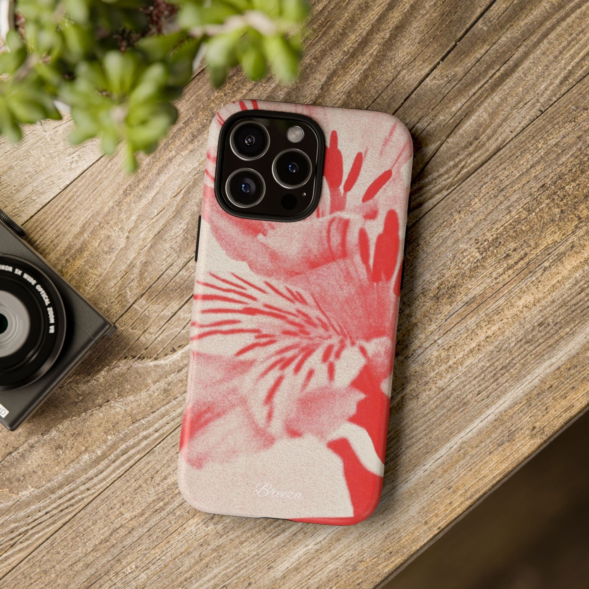 Red Floral Phone Case