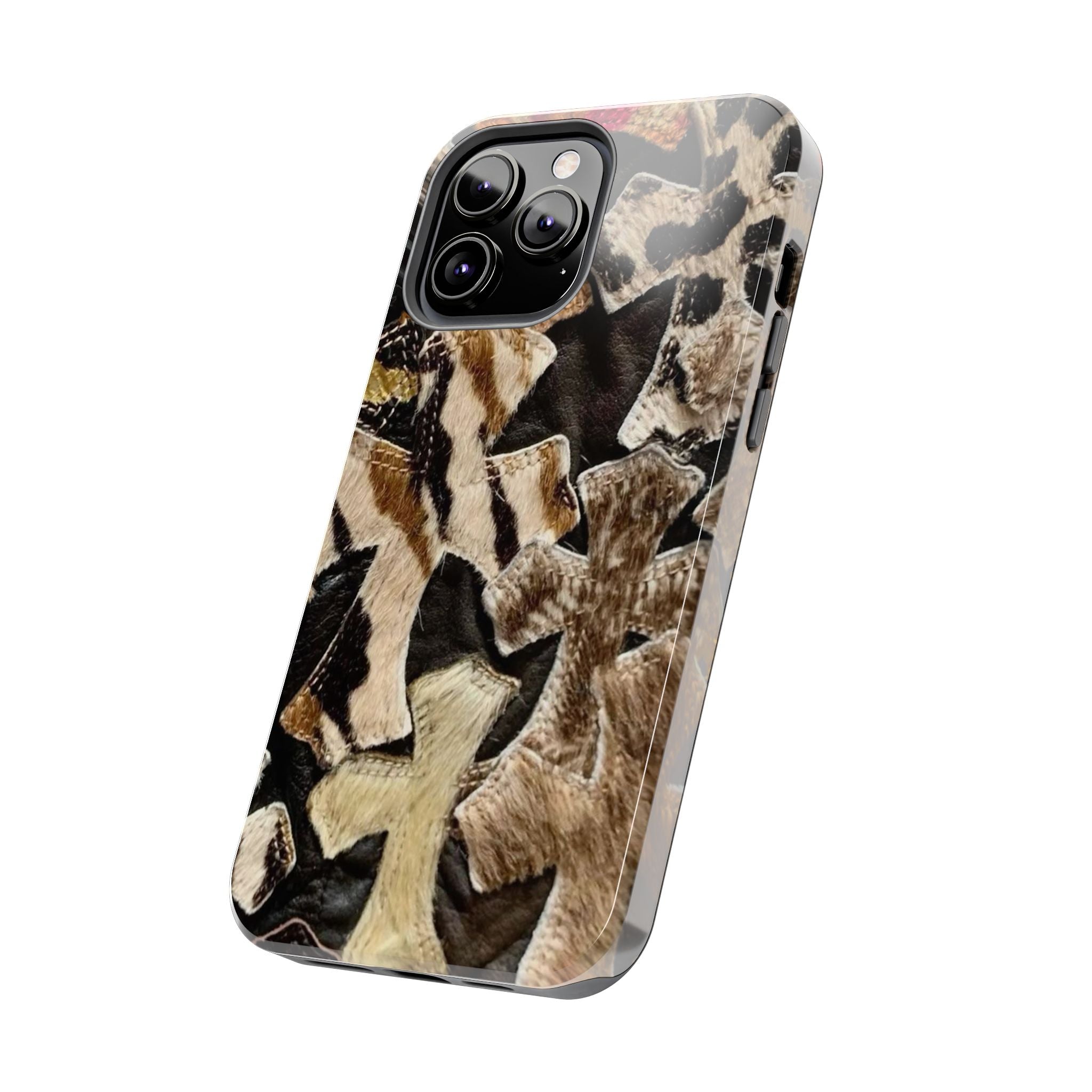 Chrome Heart Inspired Print Phone Case