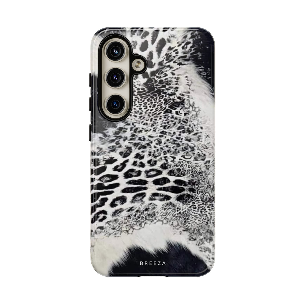 Black & White Leopard Print