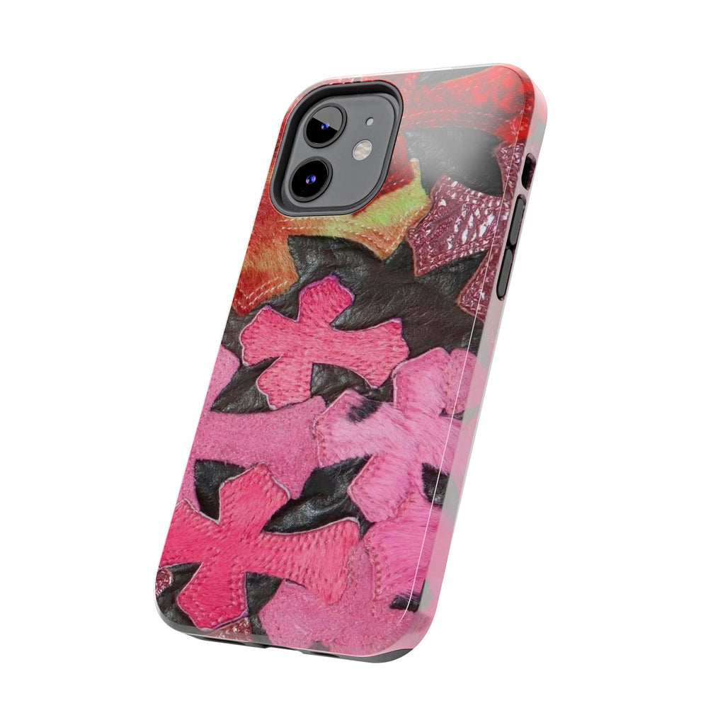 Pink Cross Phone Case