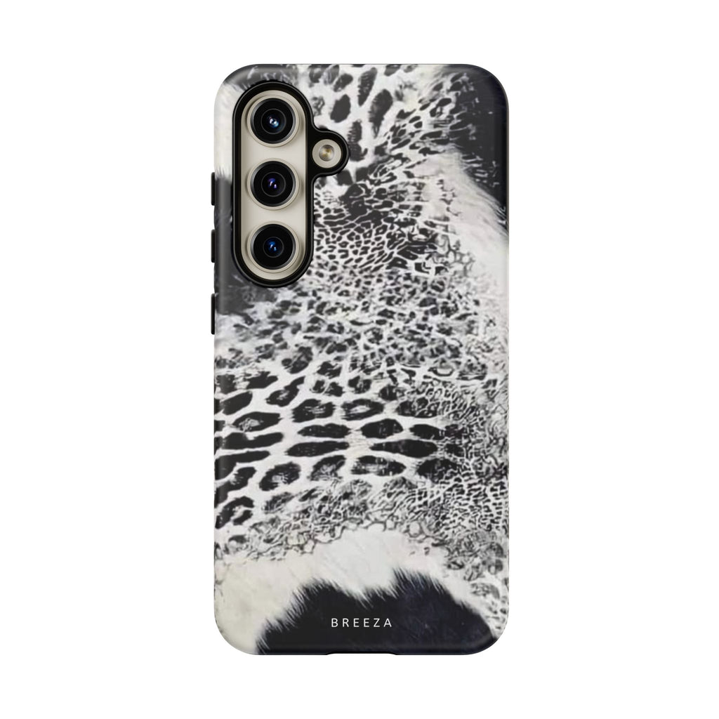Black & White Leopard Print