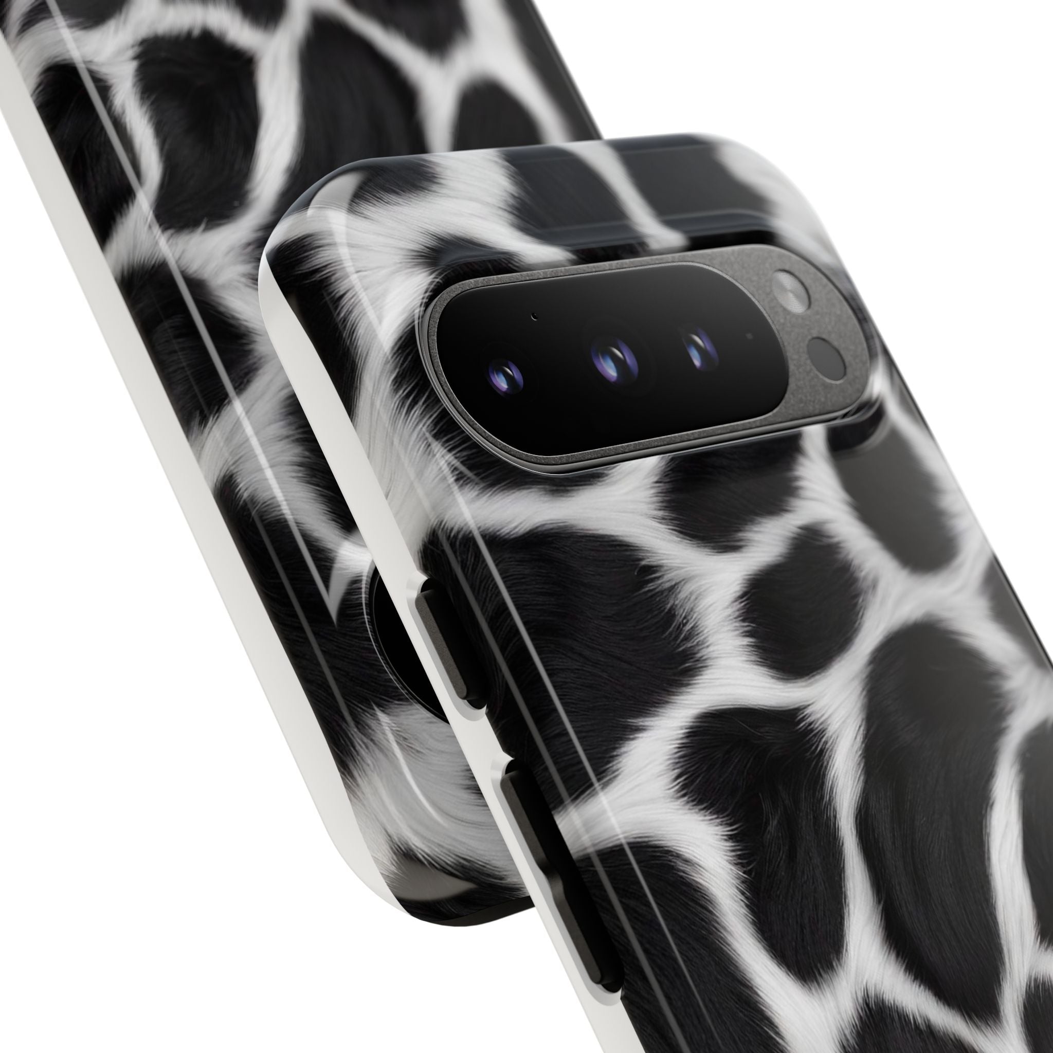 Furry Cow Print Phone Case