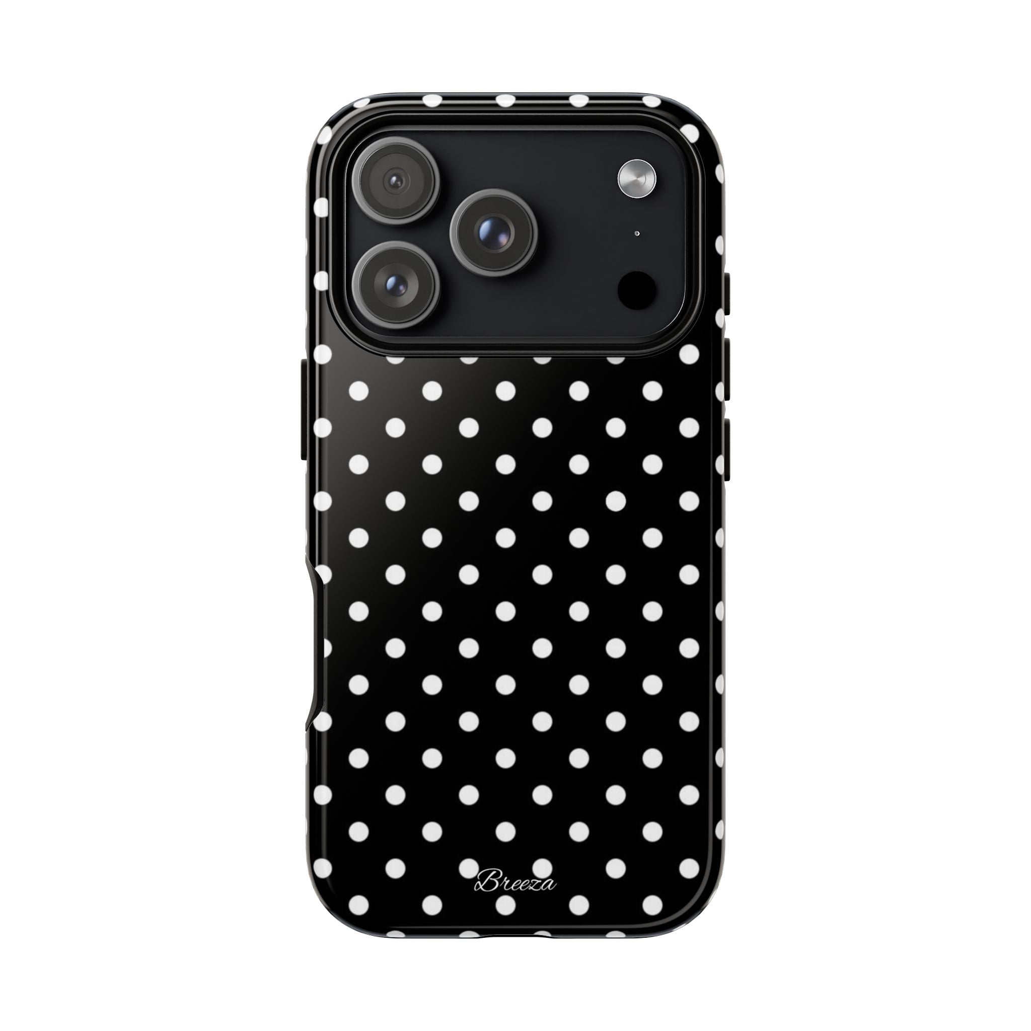 Black & White Polka Dot Phone Case