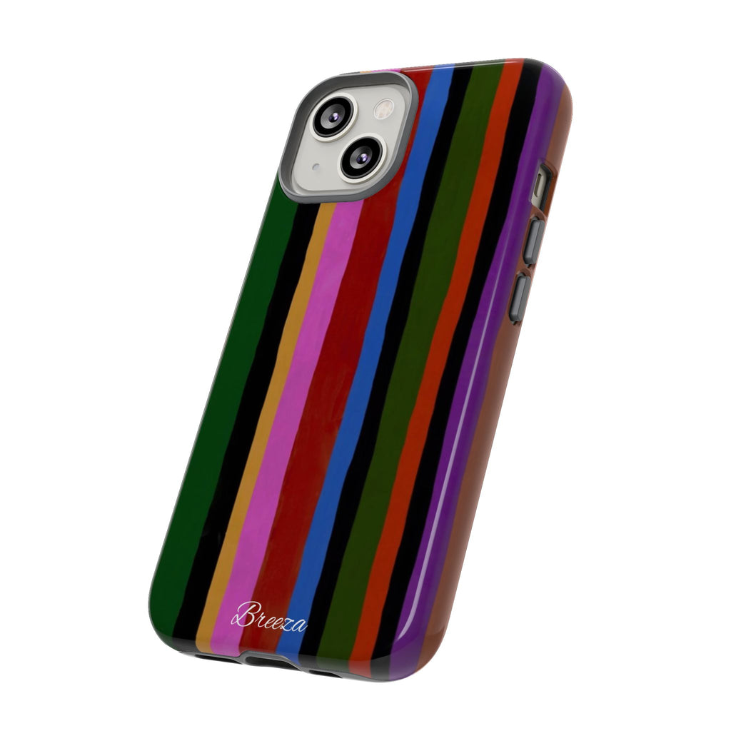Colorful Striped Phone Case