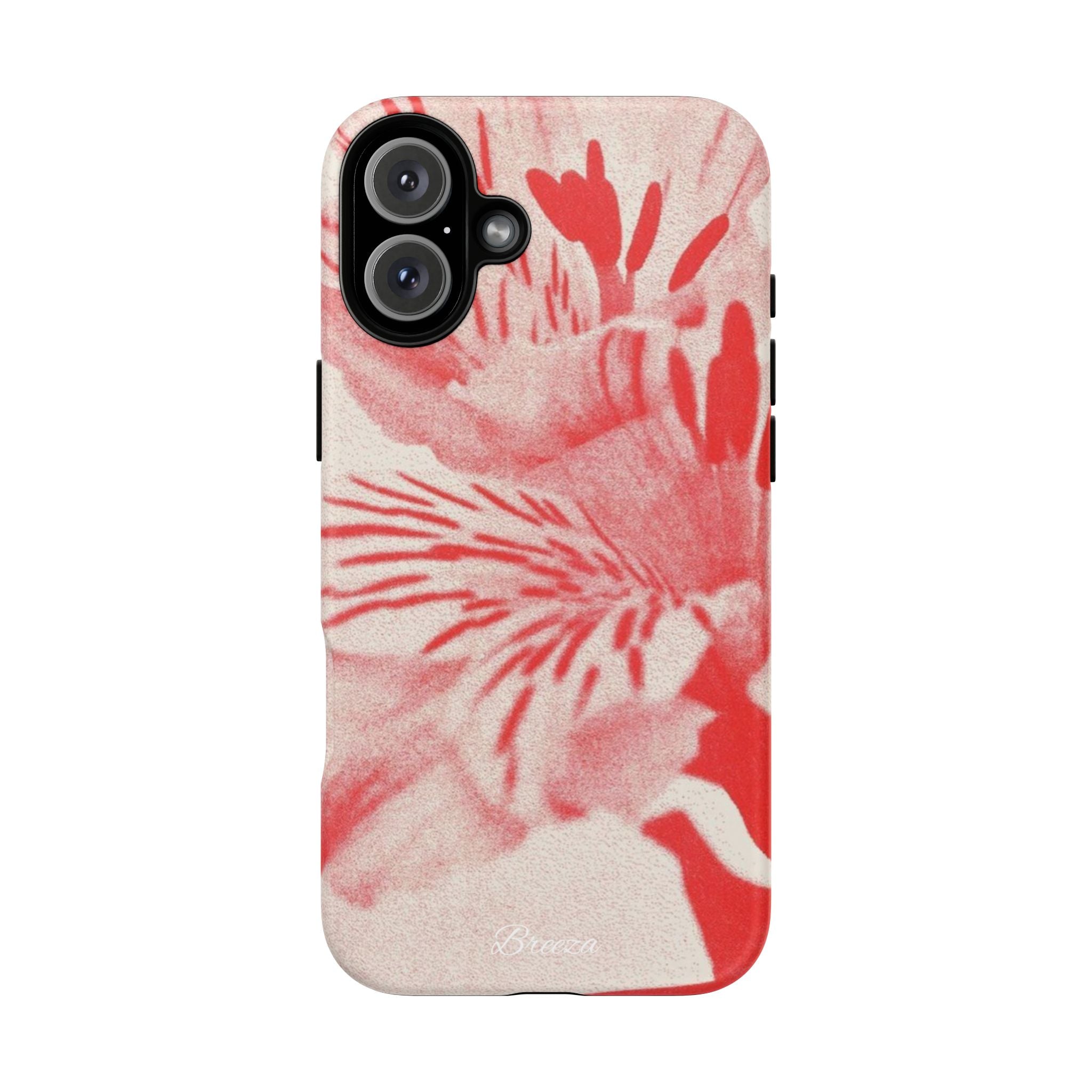 Red Floral Phone Case