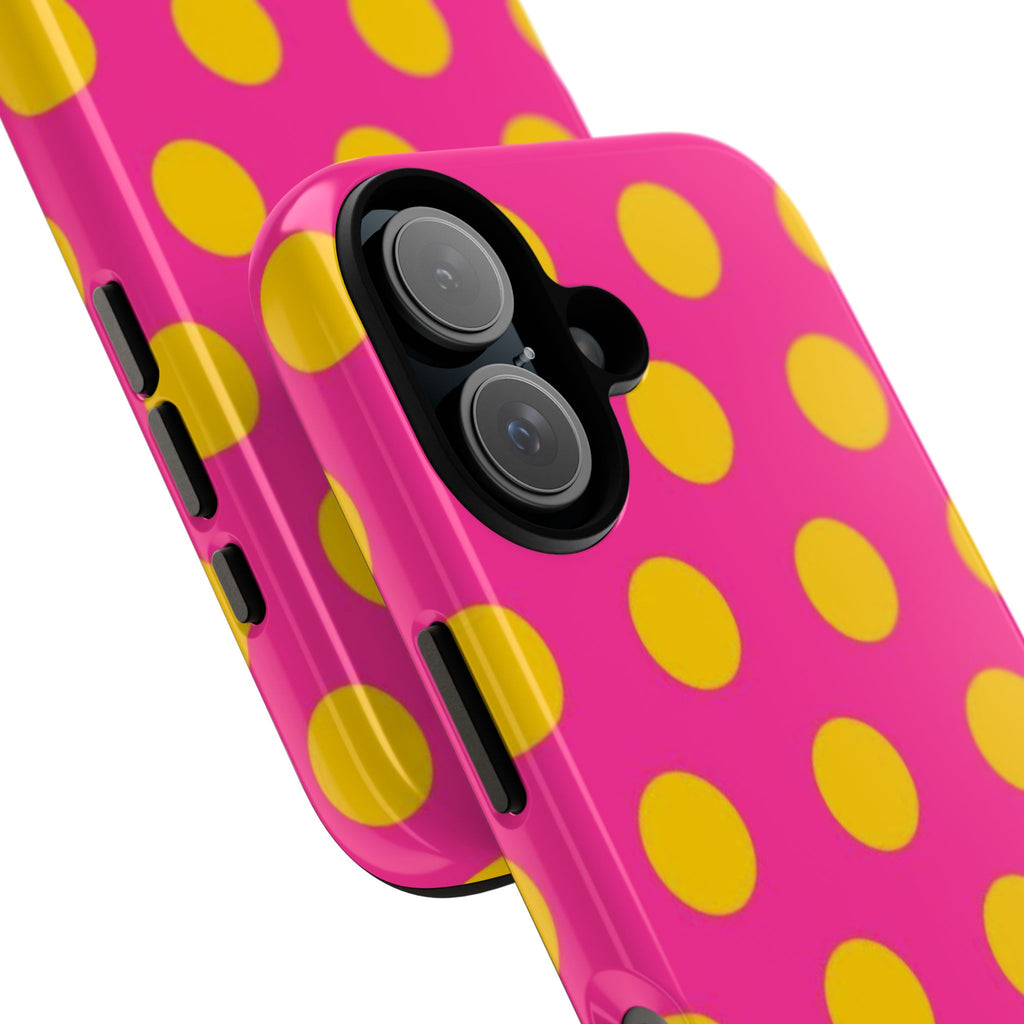 Pink & Yellow Dot Phone Case