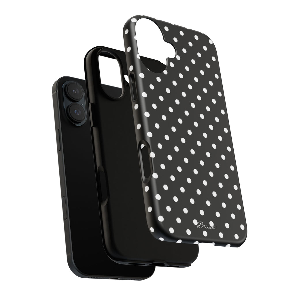 Black & White Polka Dot Phone Case