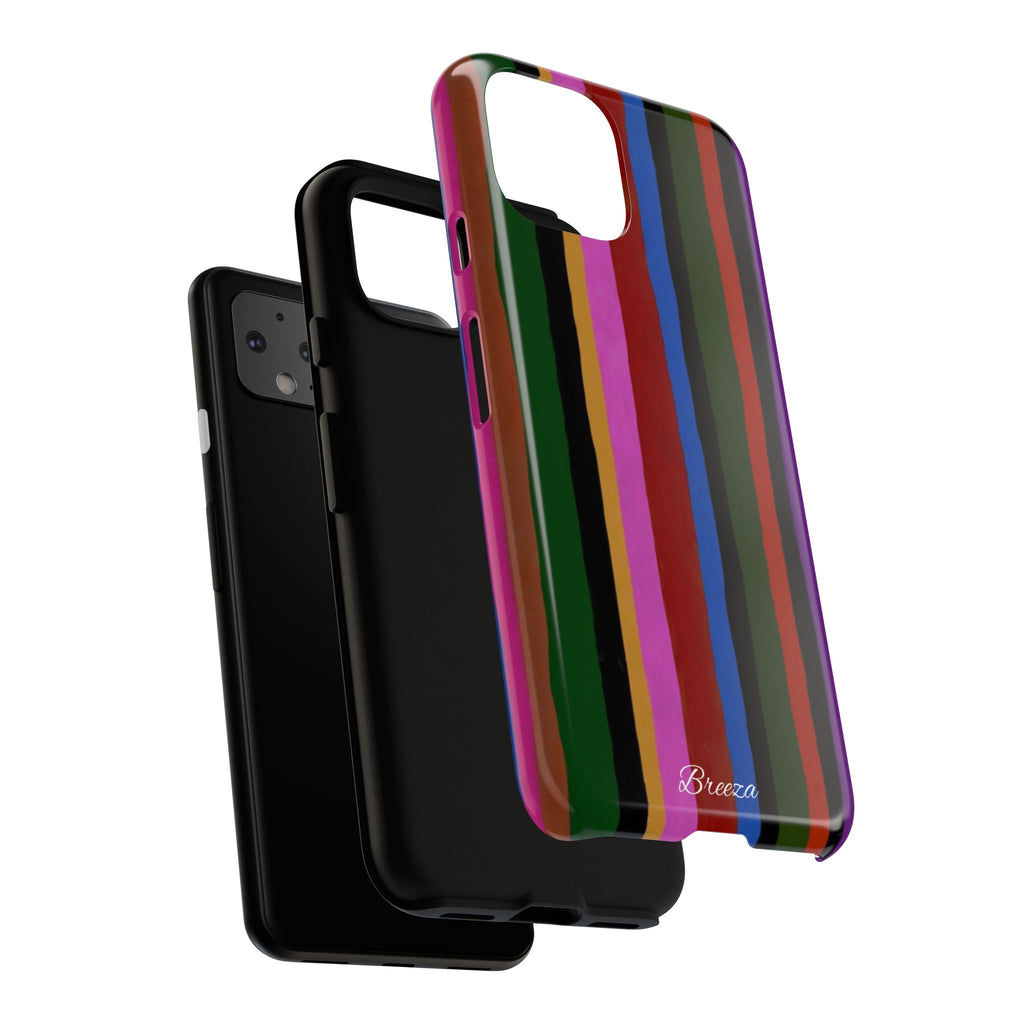 Colorful Striped Phone Case