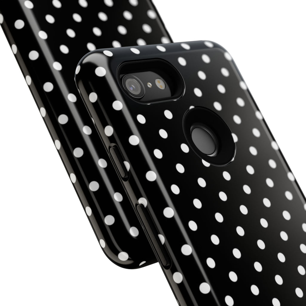 Black & White Polka Dot Phone Case