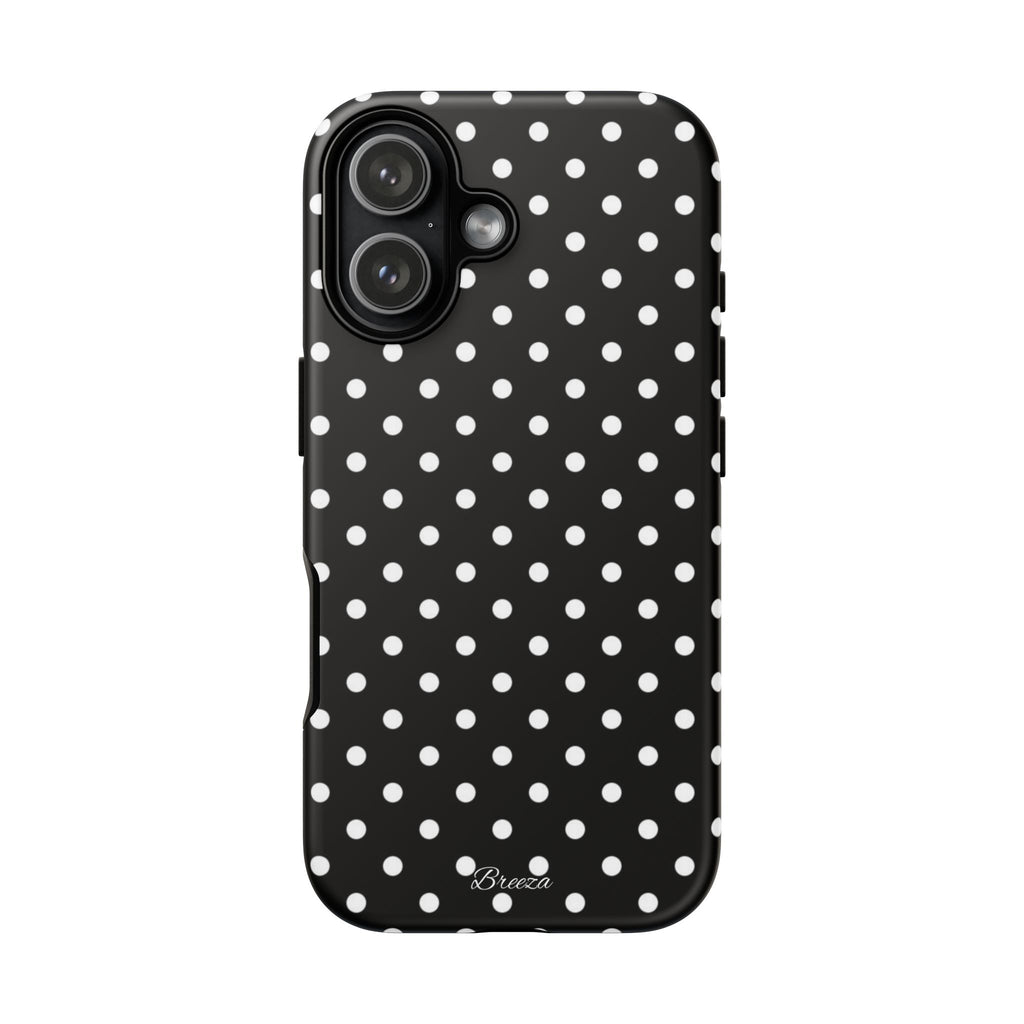 Black & White Polka Dot Phone Case