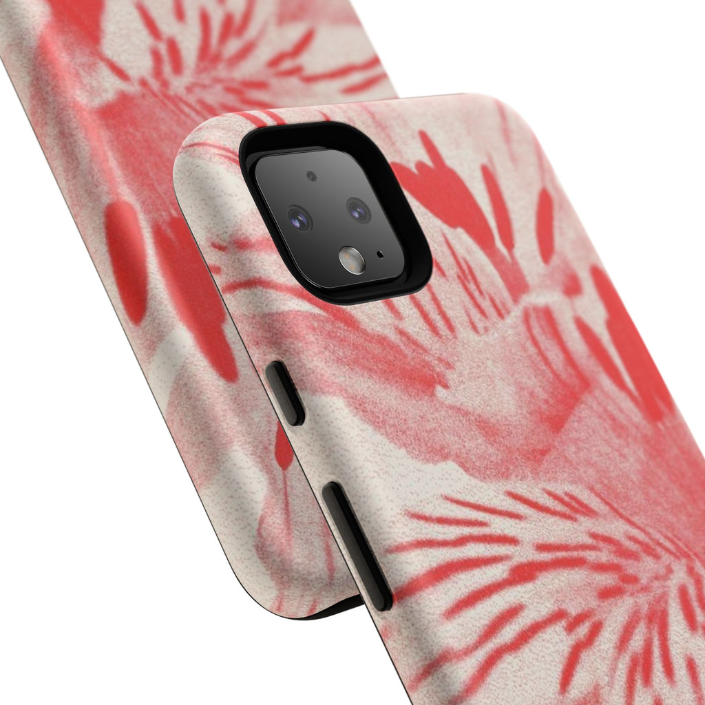 Red Floral Phone Case