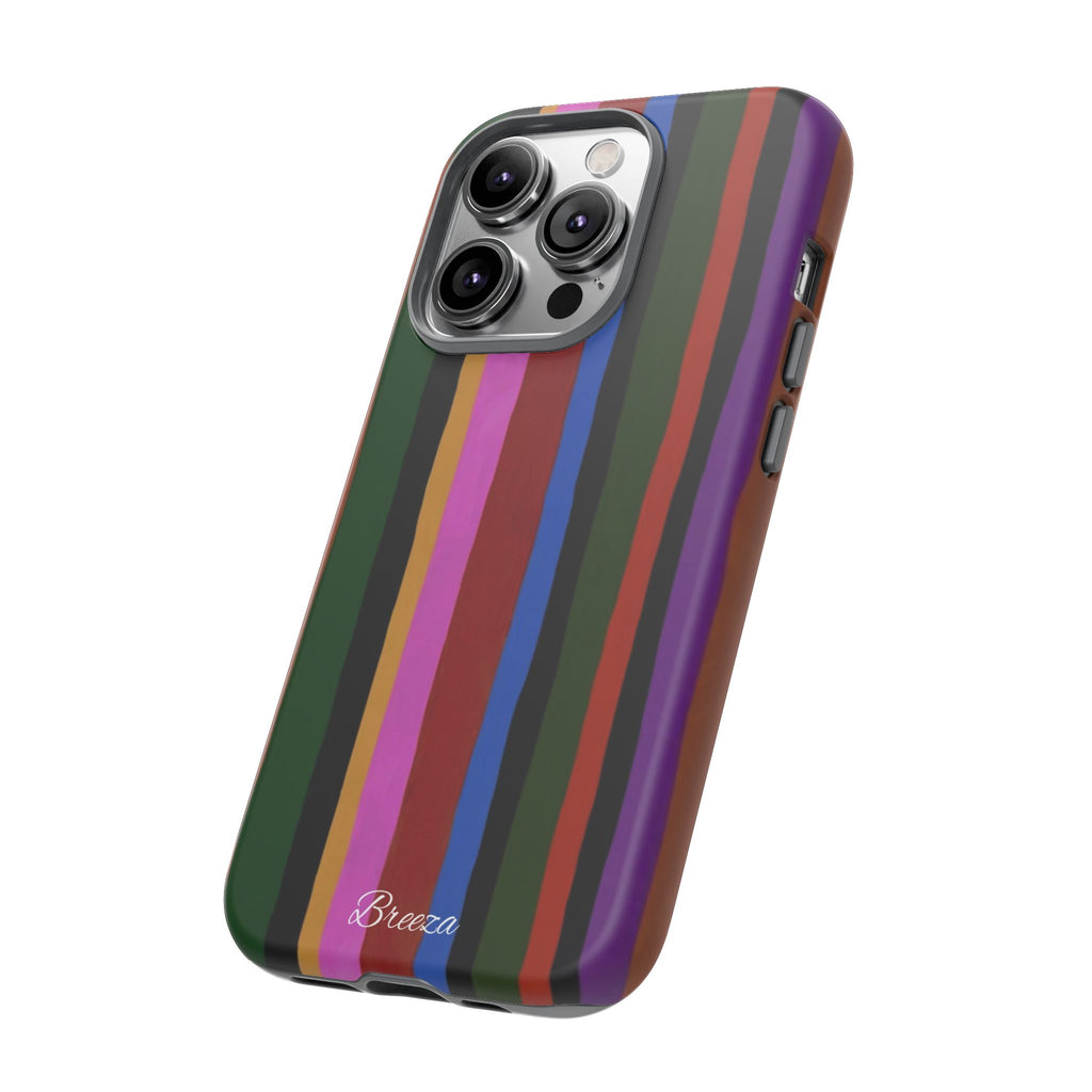 Colorful Striped Phone Case