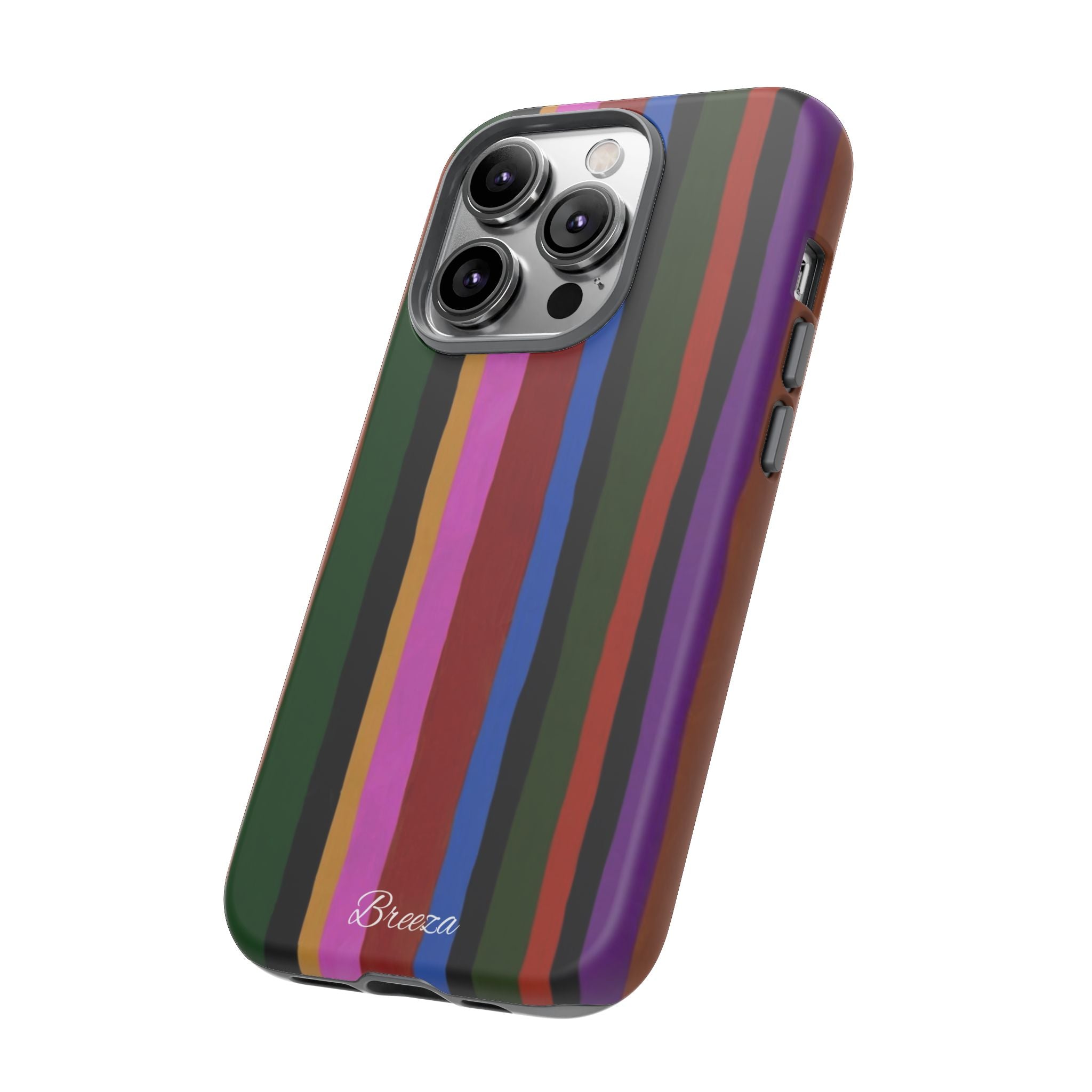 Colorful Striped Phone Case