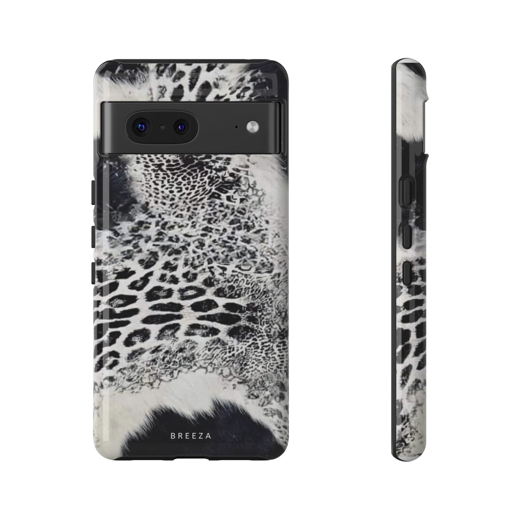 Black & White Leopard Print