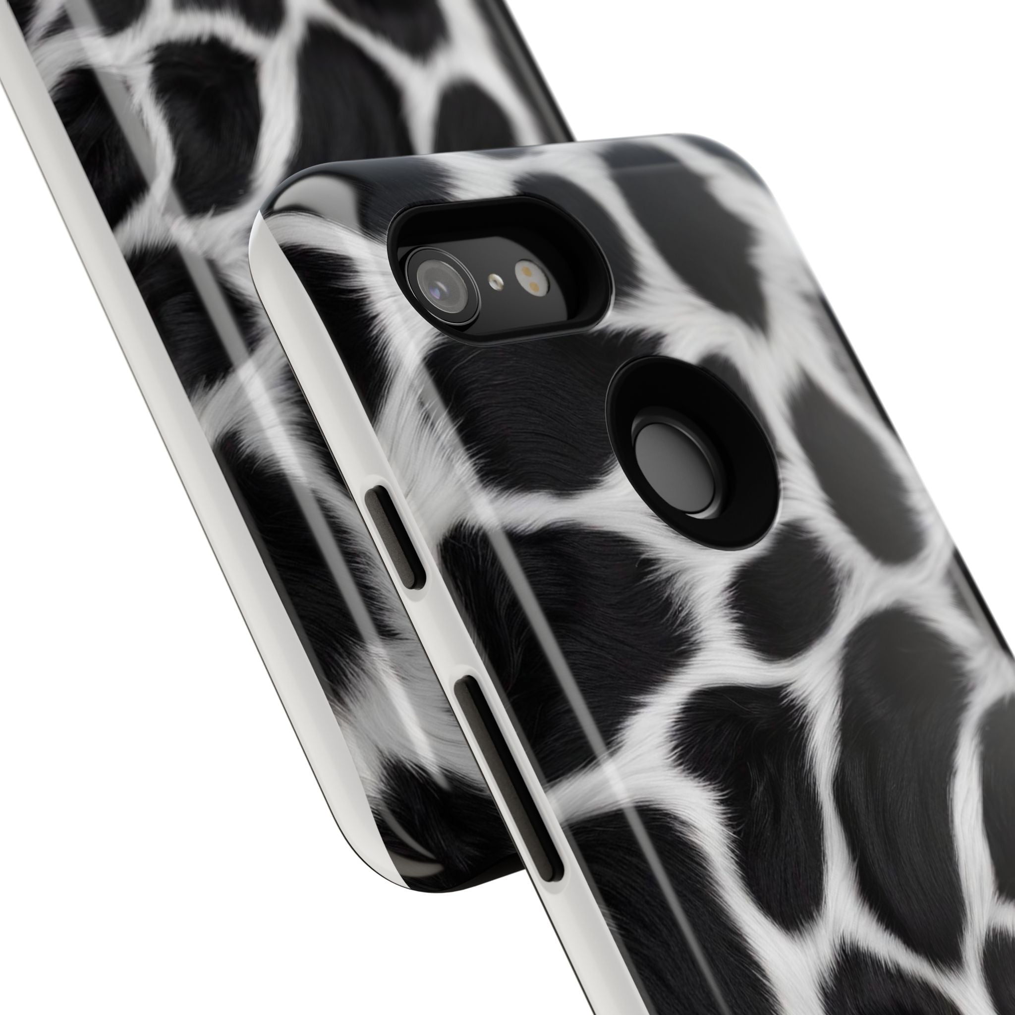 Furry Cow Print Phone Case