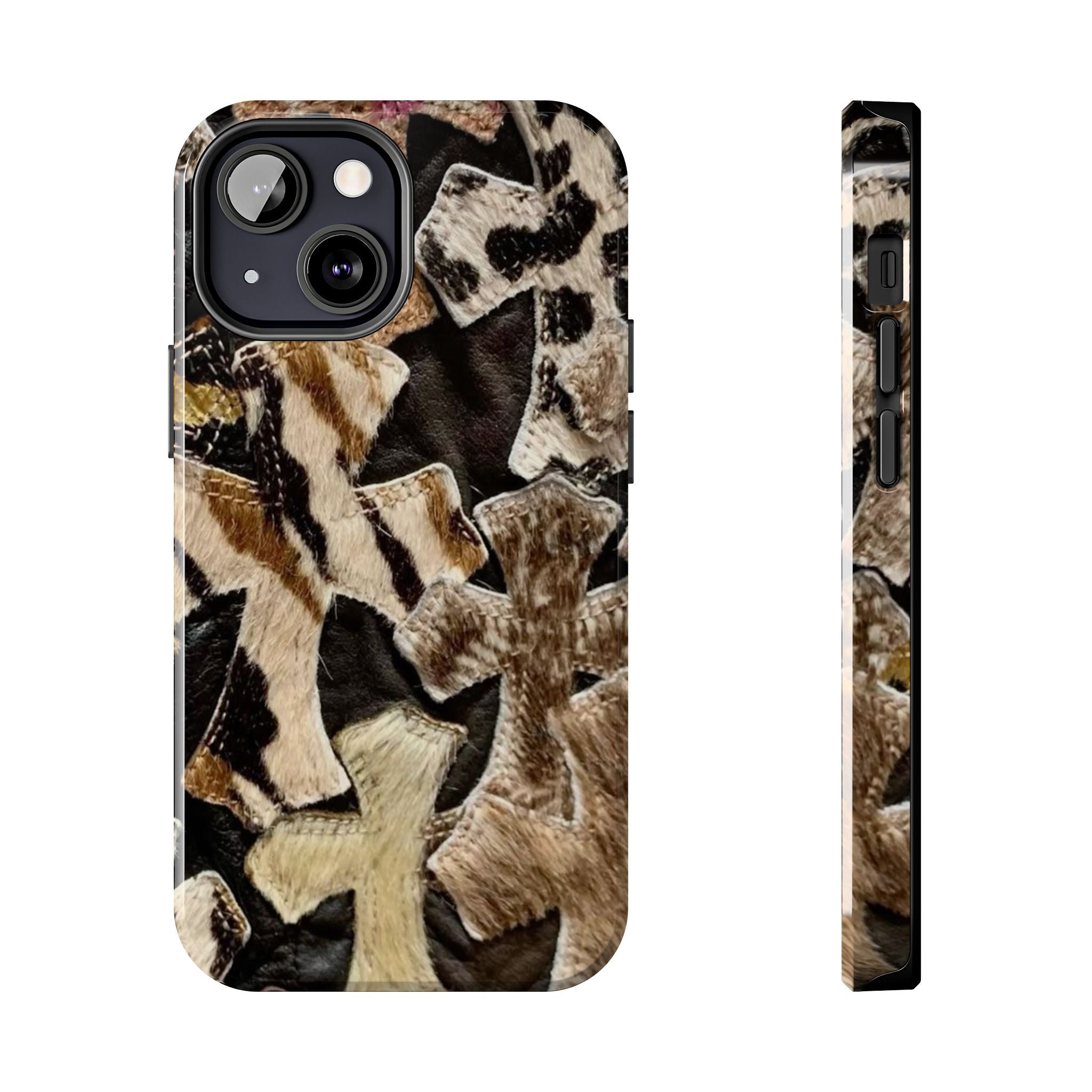 Chrome Heart Inspired Print Phone Case