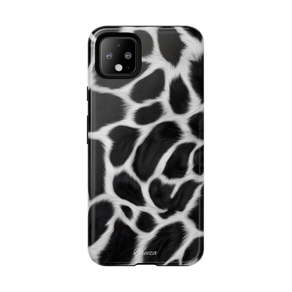 Furry Cow Print Phone Case