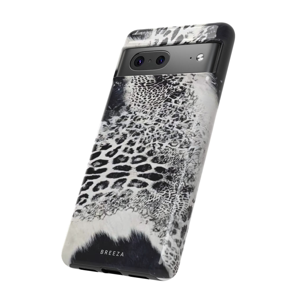 Black & White Leopard Print