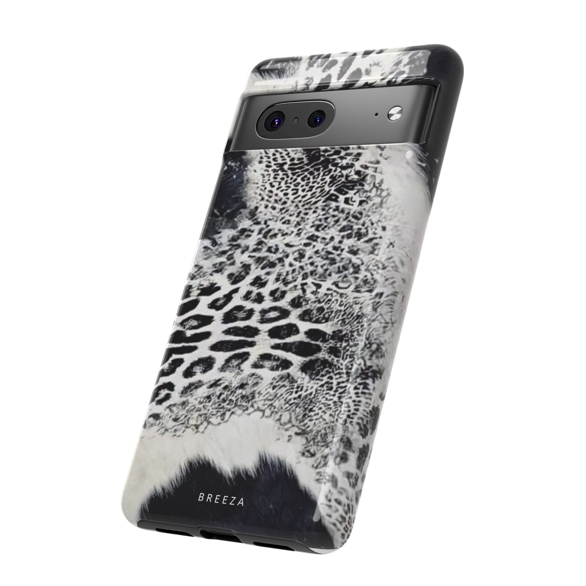 Black & White Leopard Print