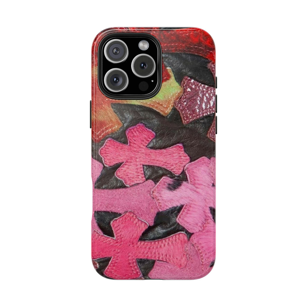 Pink Cross Phone Case