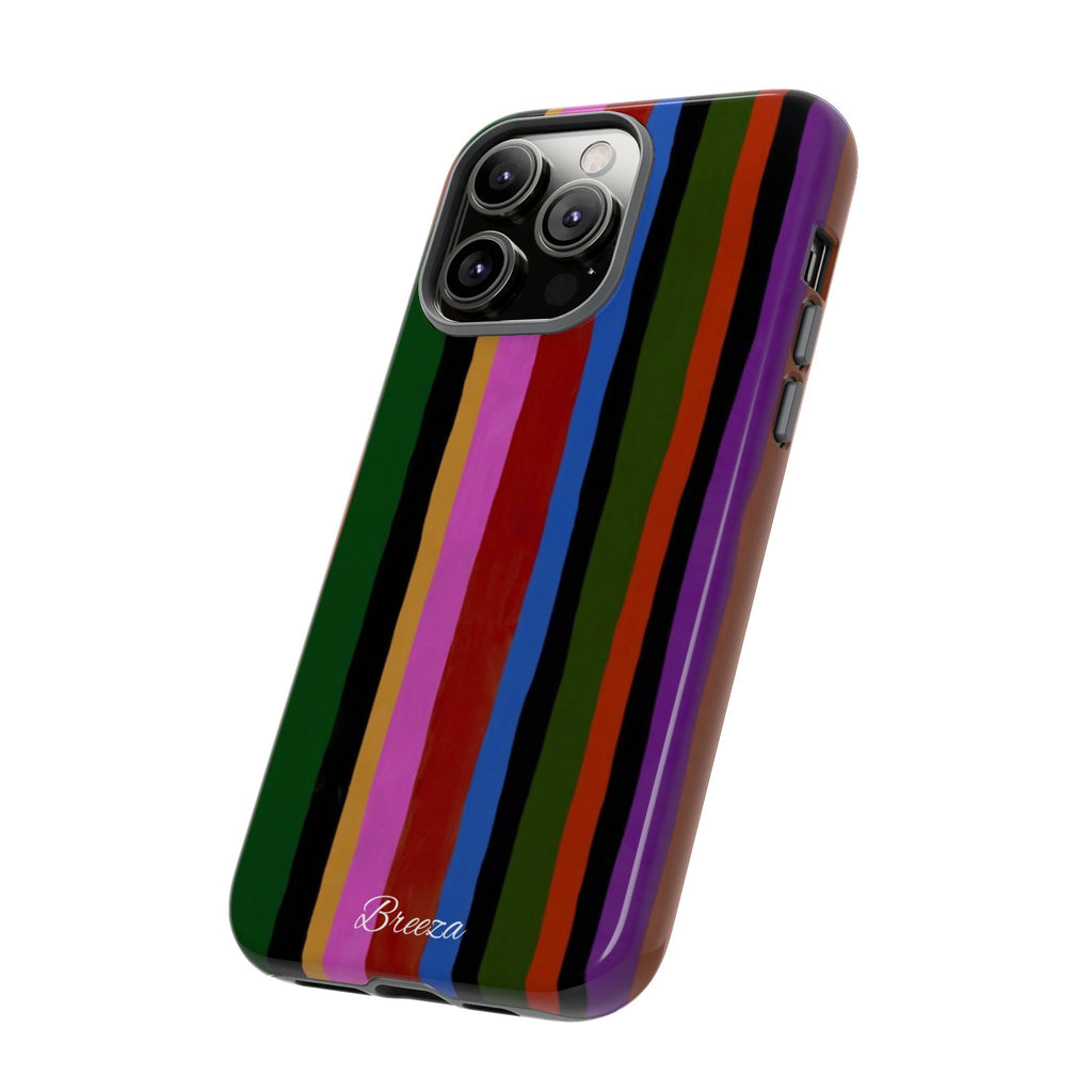 Colorful Striped Phone Case