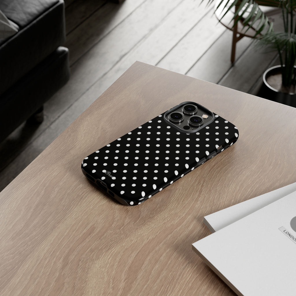 Black & White Polka Dot Phone Case
