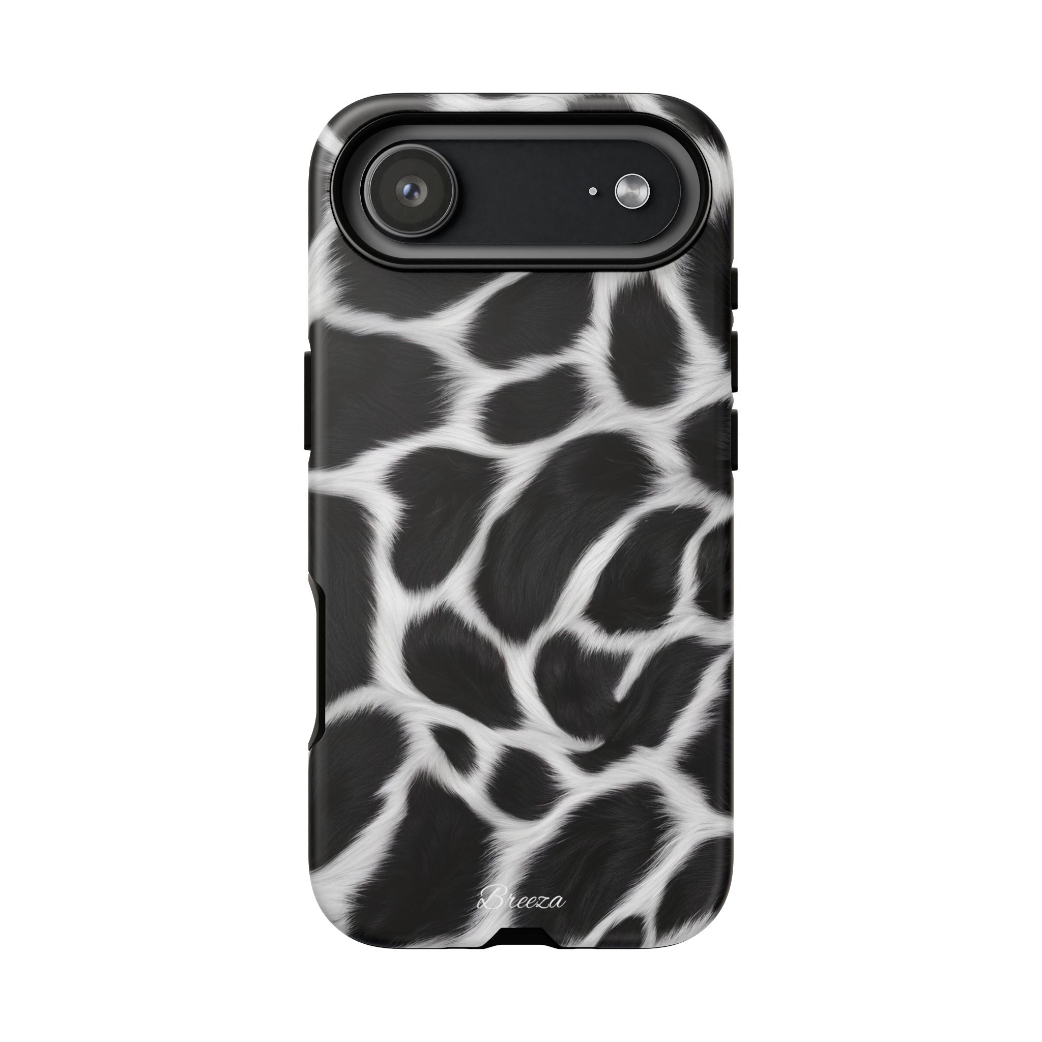 Furry Cow Print Phone Case