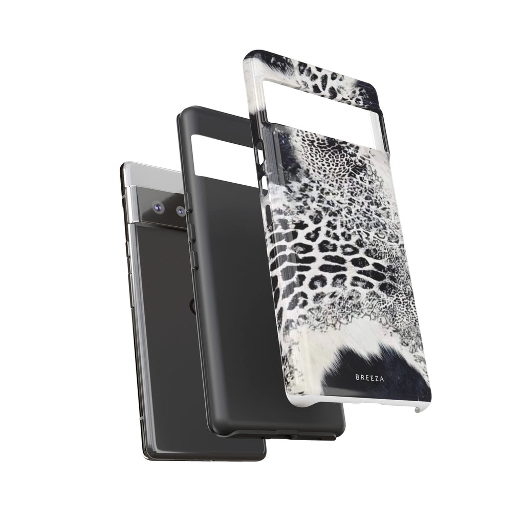 Black & White Leopard Print