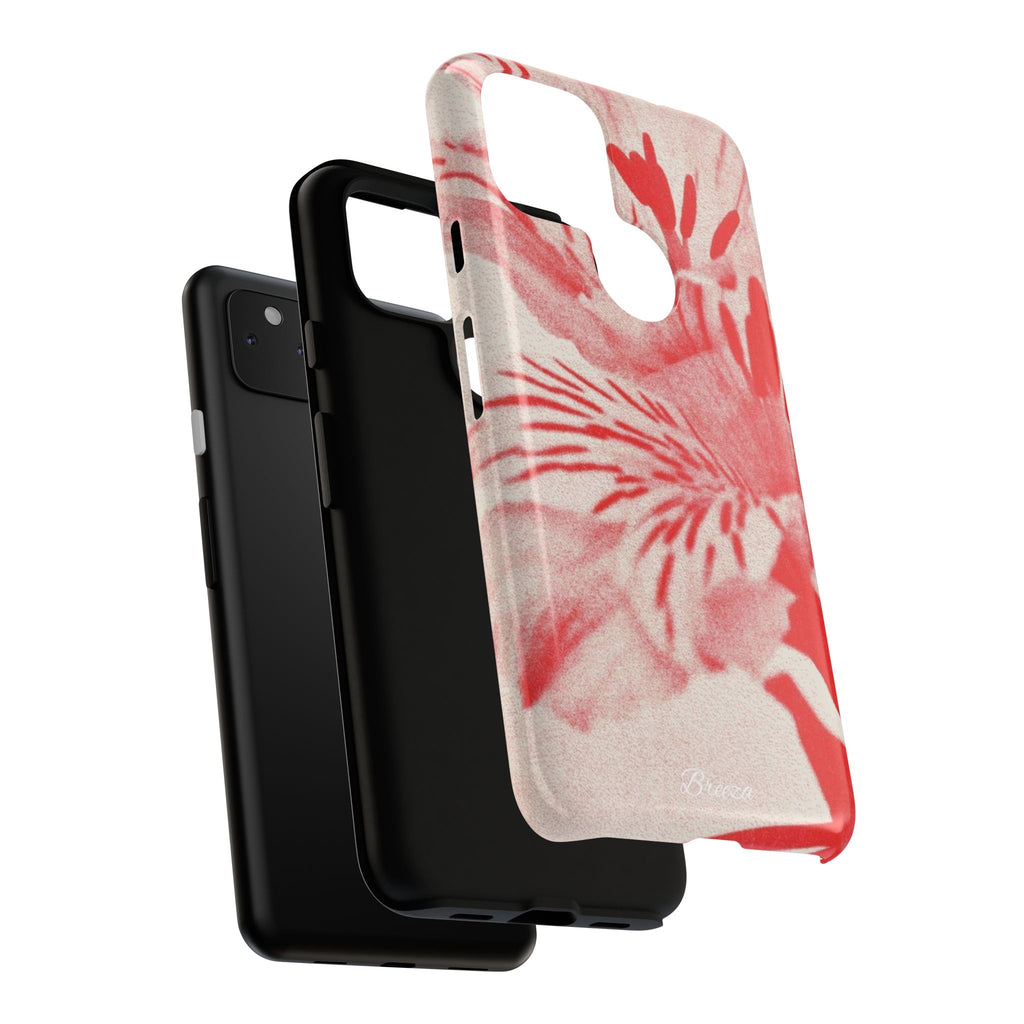 Red Floral Phone Case