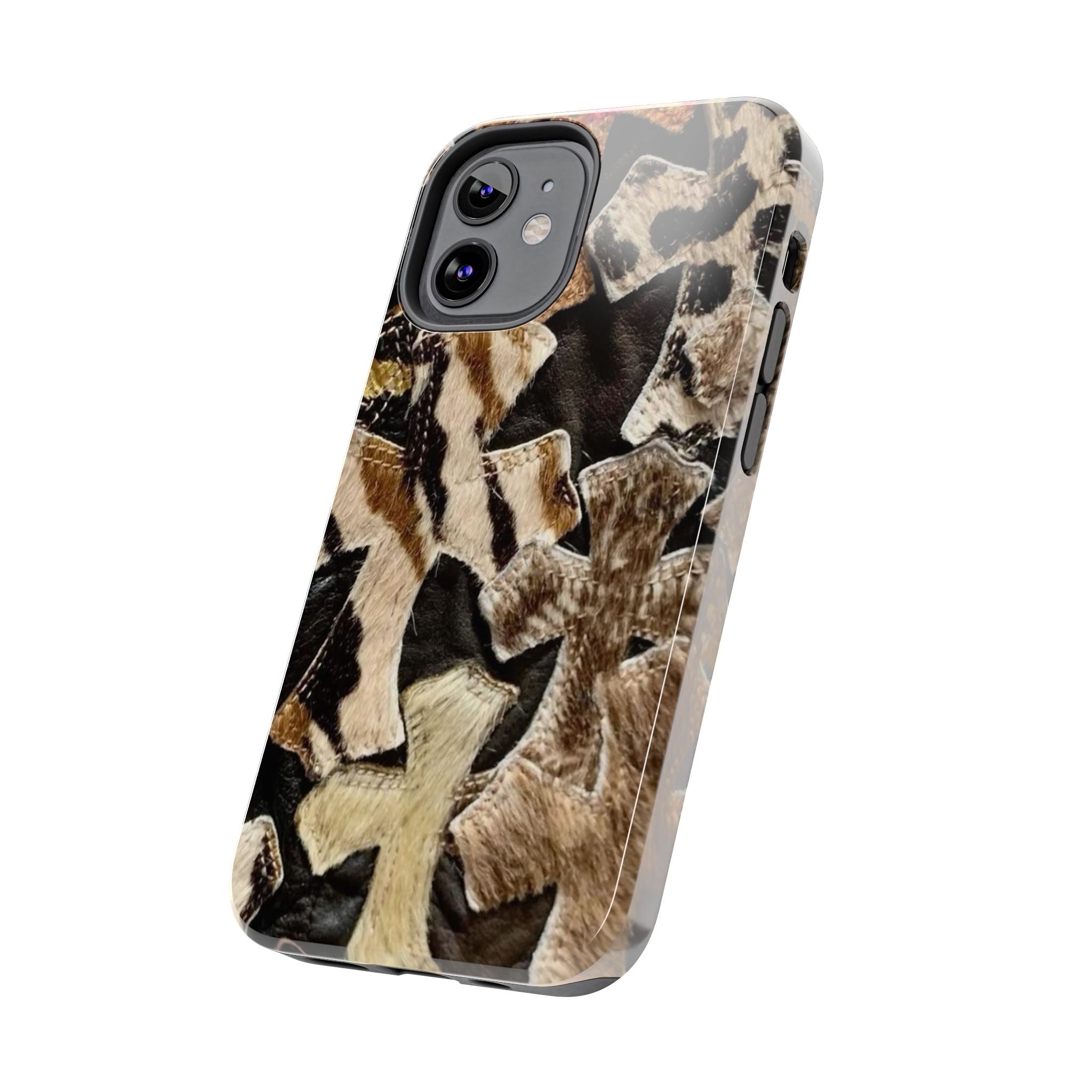 Chrome Heart Inspired Print Phone Case