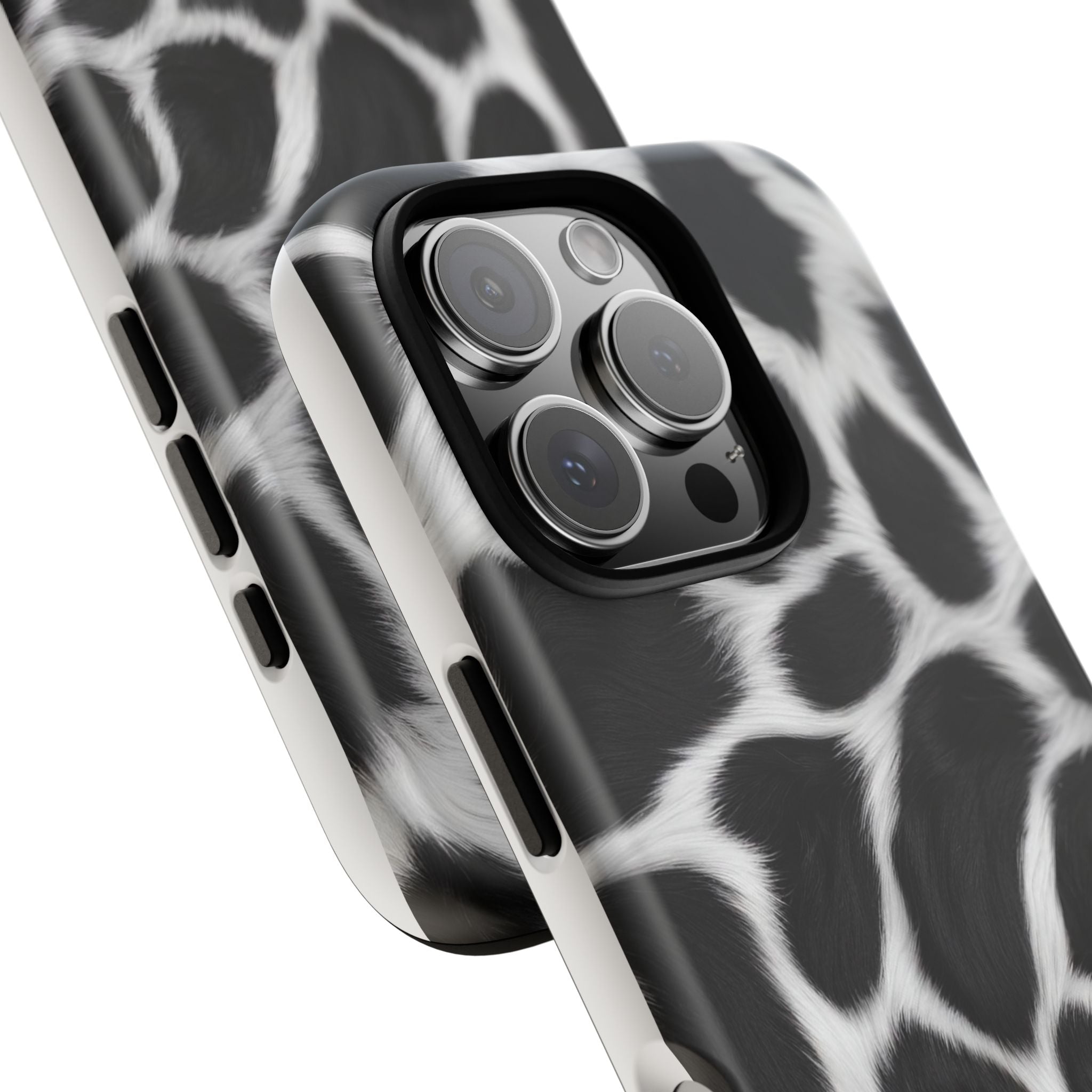 Furry Cow Print Phone Case