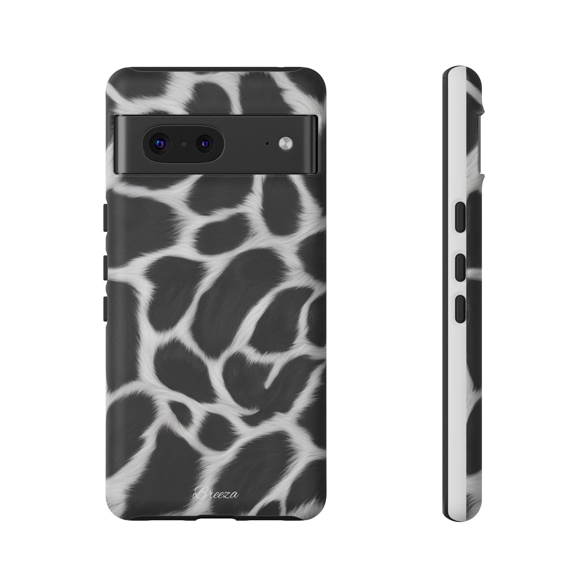 Furry Cow Print Phone Case