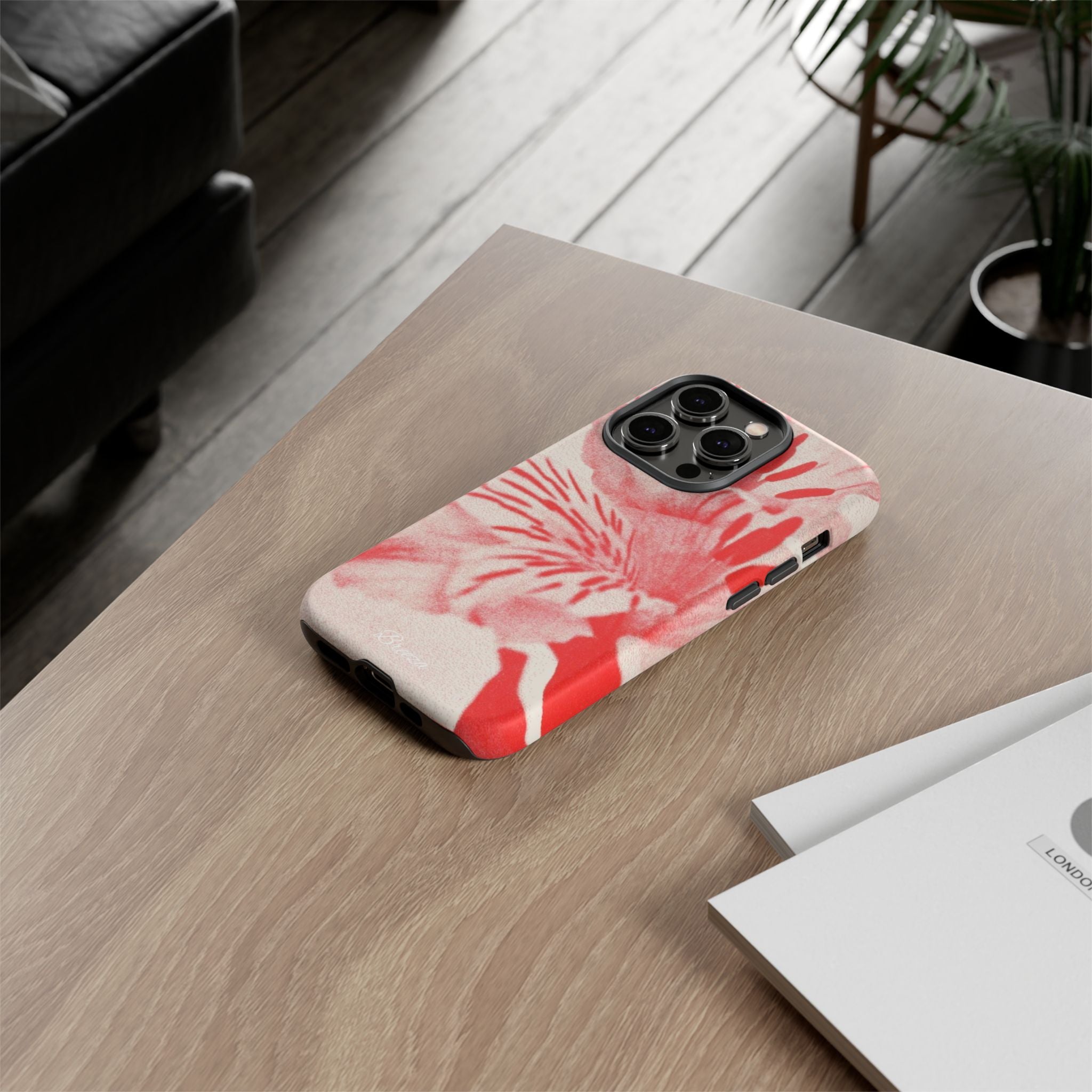 Red Floral Phone Case