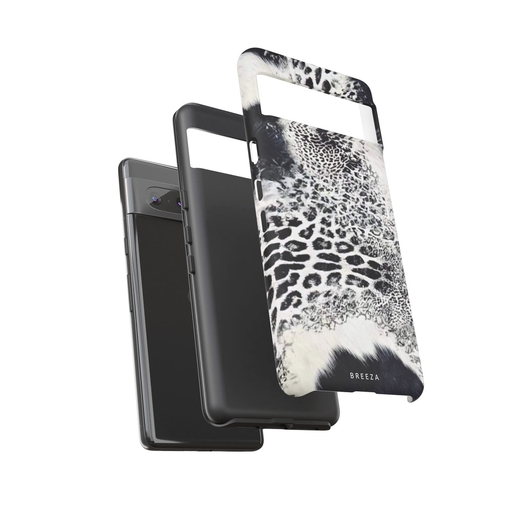 Black & White Leopard Print