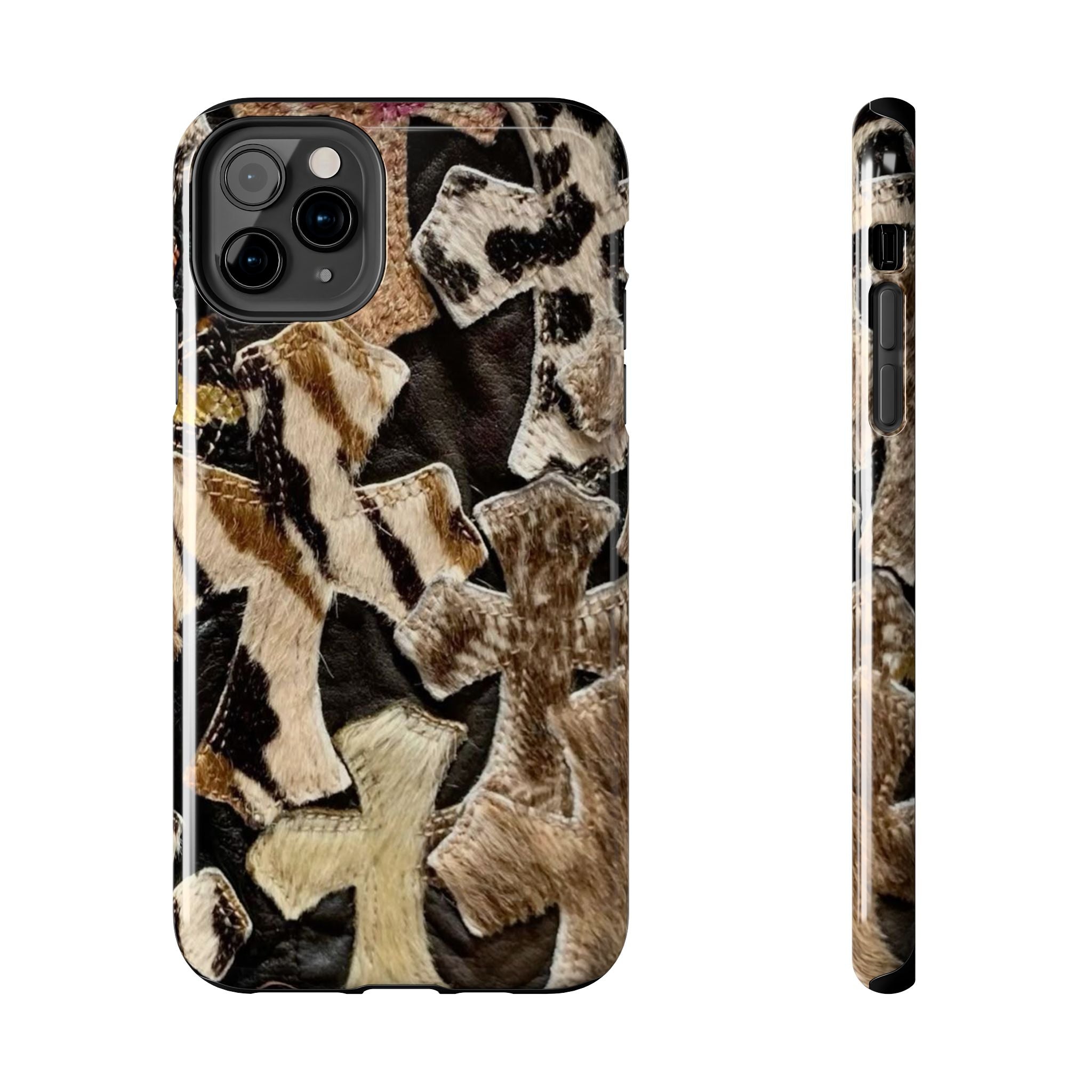 Chrome Heart Inspired Print Phone Case