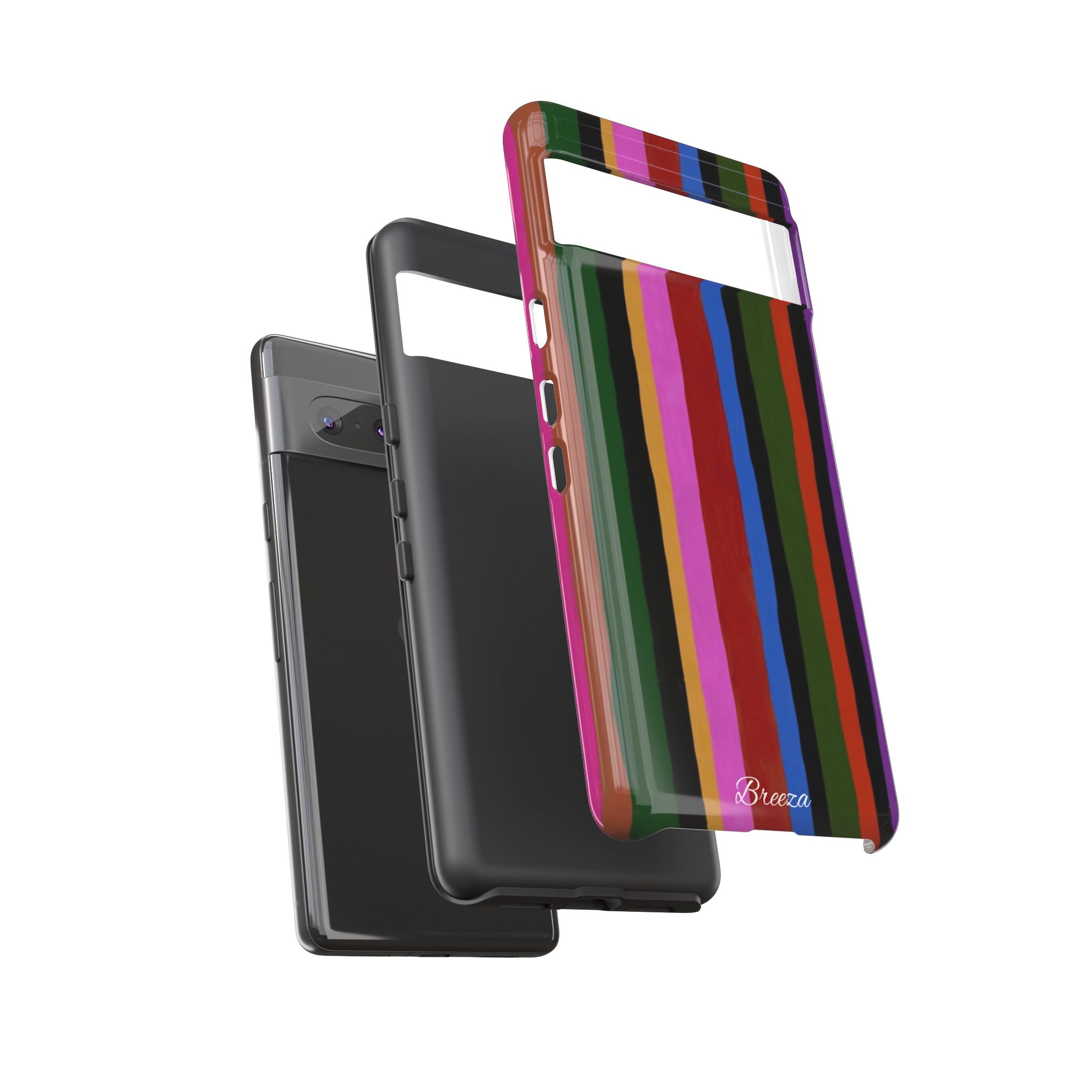 Colorful Striped Phone Case